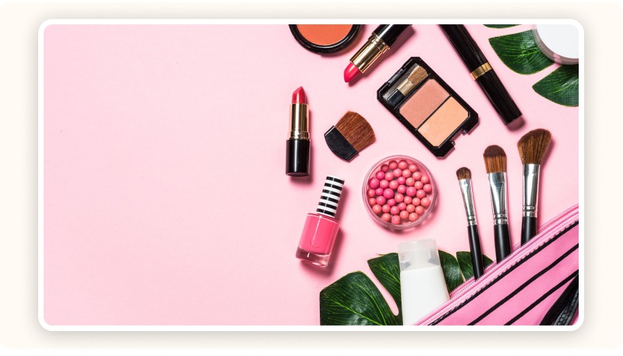 Various beauty and skincare items