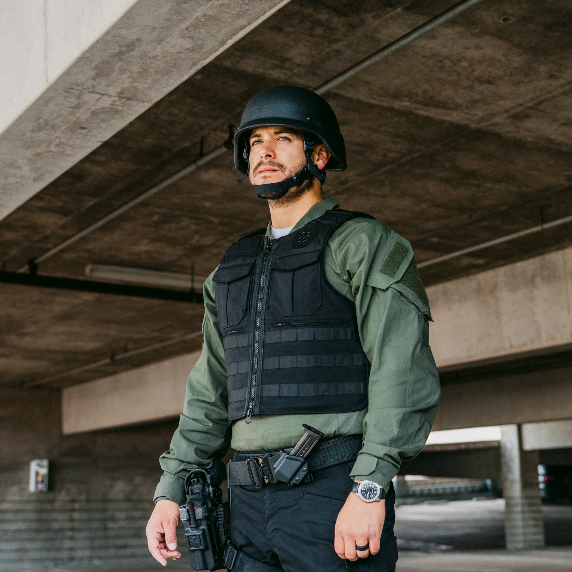 PASGT Ballistic Helmet — Level 3A Full-Coverage Combat