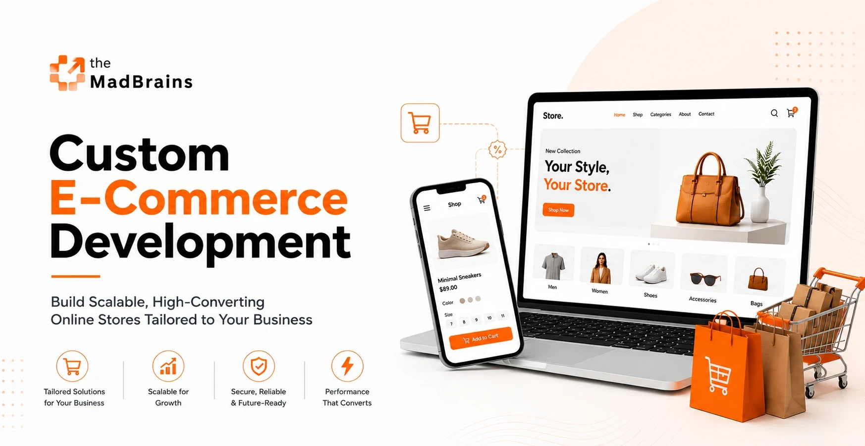 Custom e-commerce development