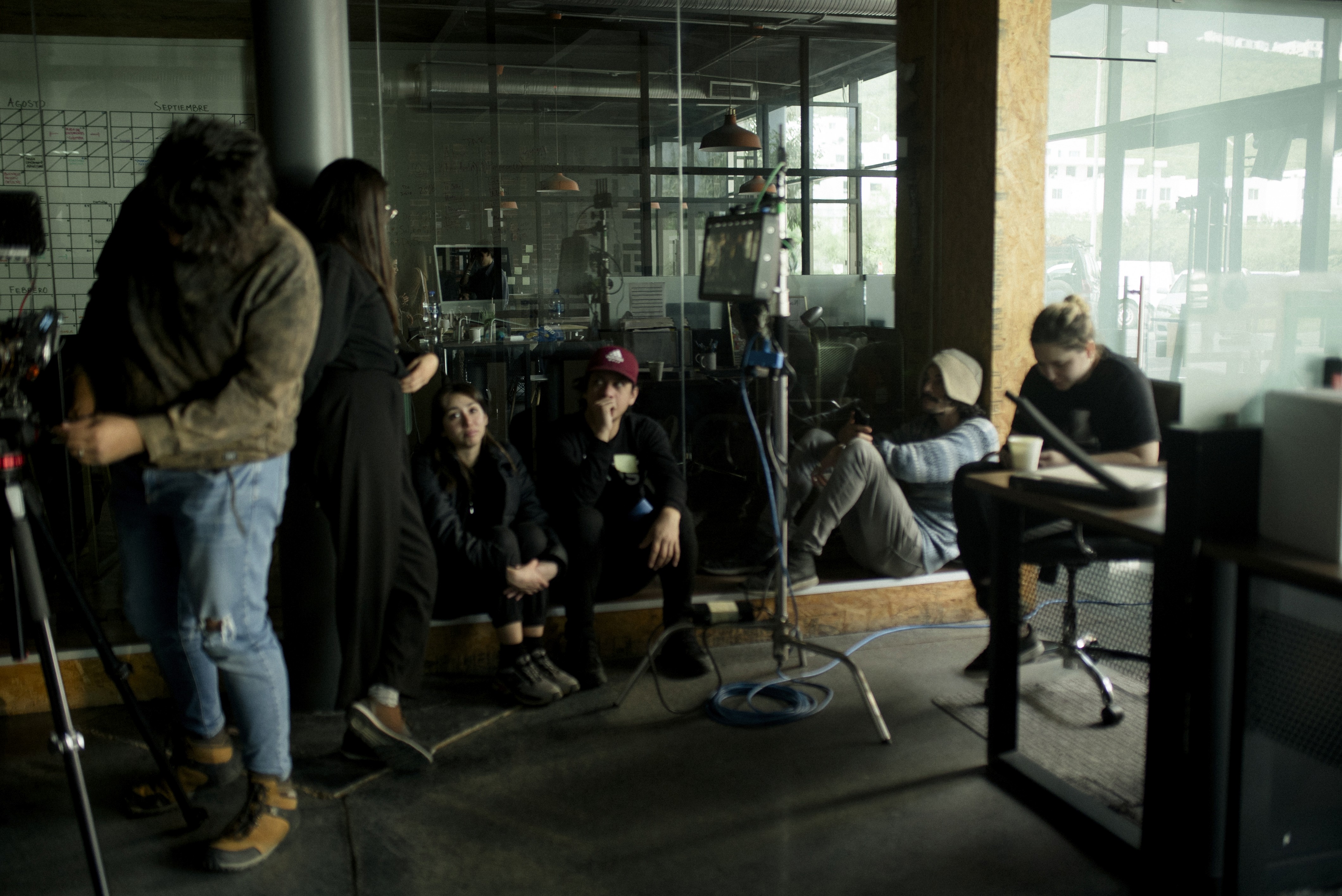 high-quality music video production in Mexico, featuring professional camera setups and lighting design.