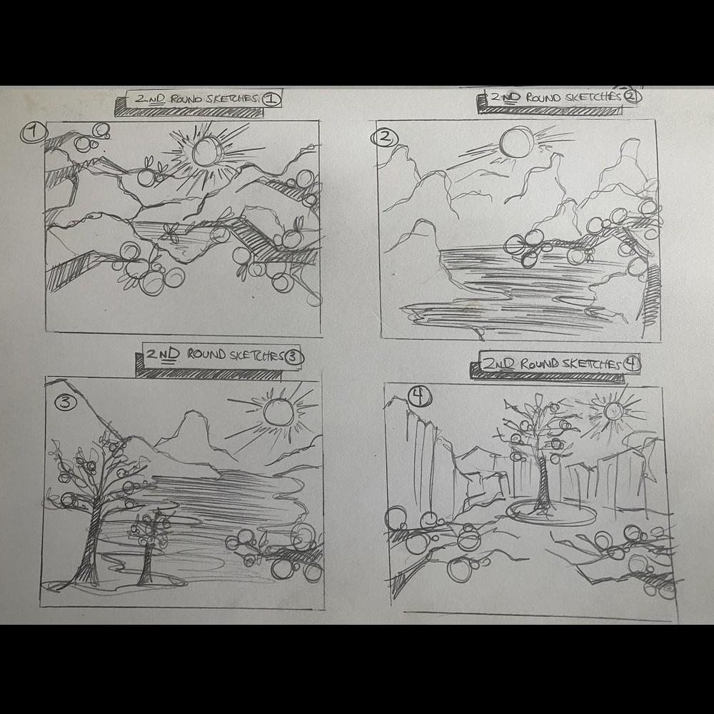 Modern food magazine brochure mockup with bold typography and bright yellow accents