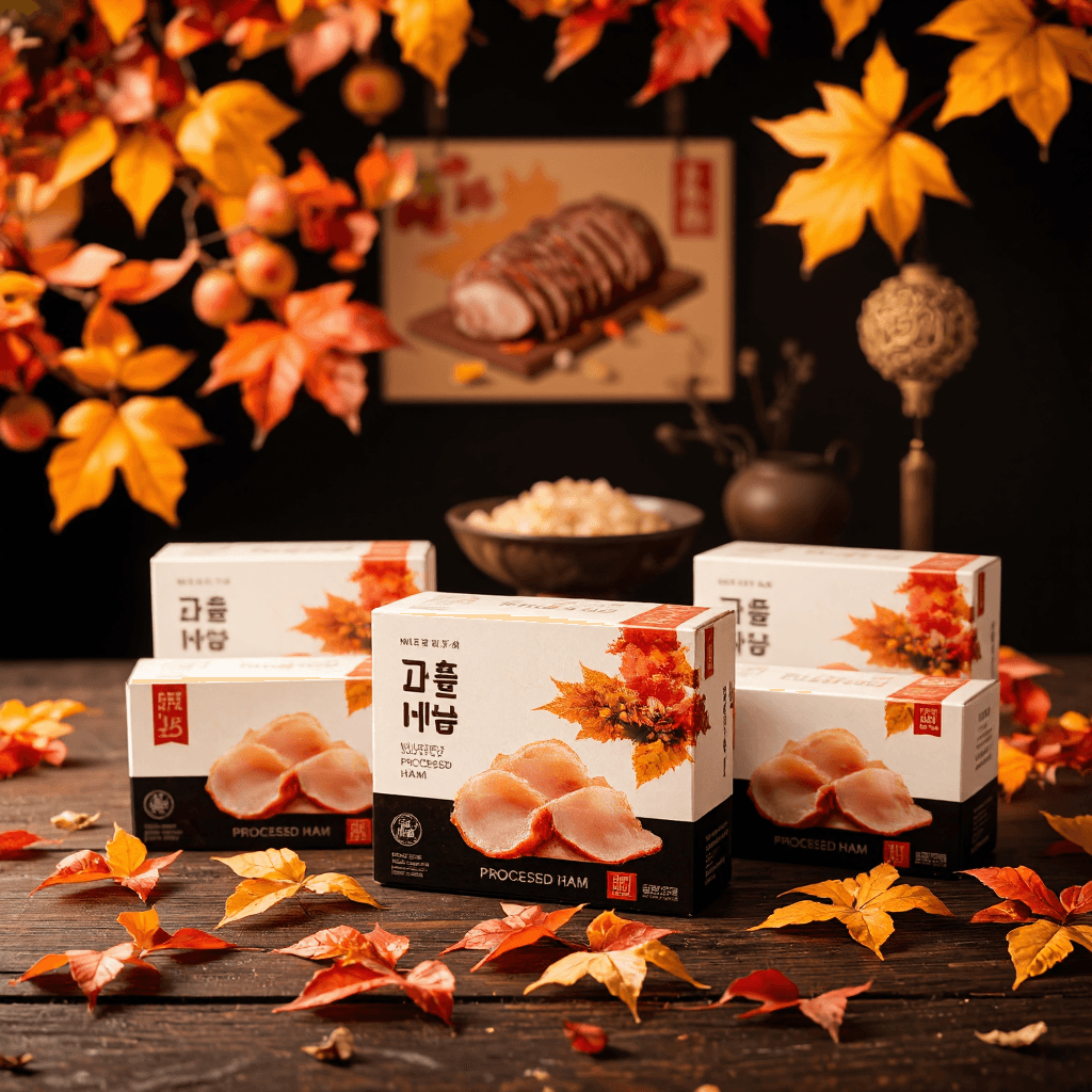 product photography of pack of processed meat