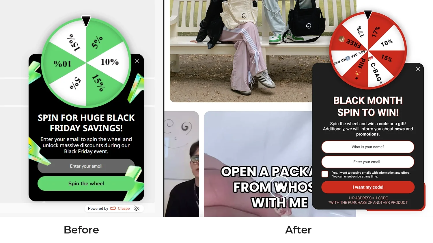 WHOSE customized widget