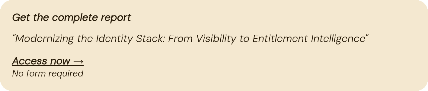 Entitlement Intelligence Report