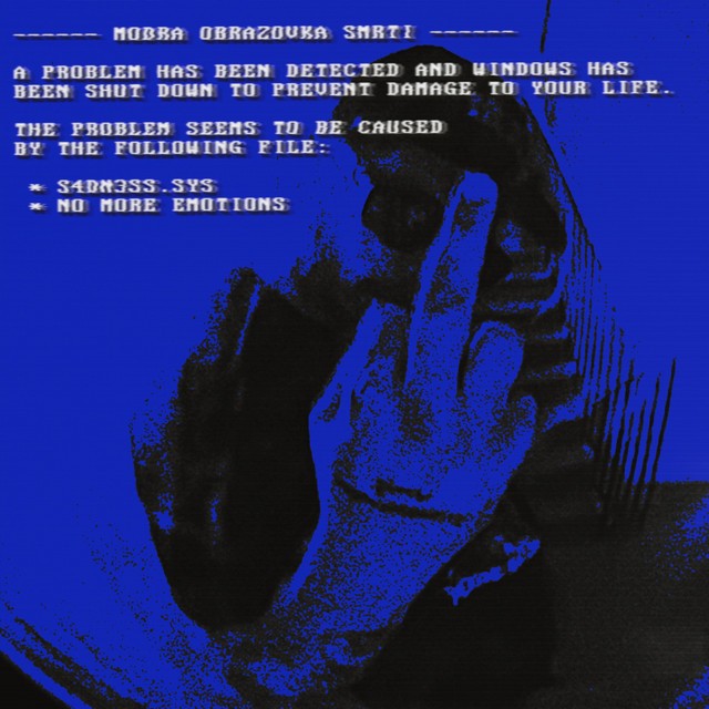 Cover alba MODRA OBRAZOVKA SMRTI od Temný Rudo