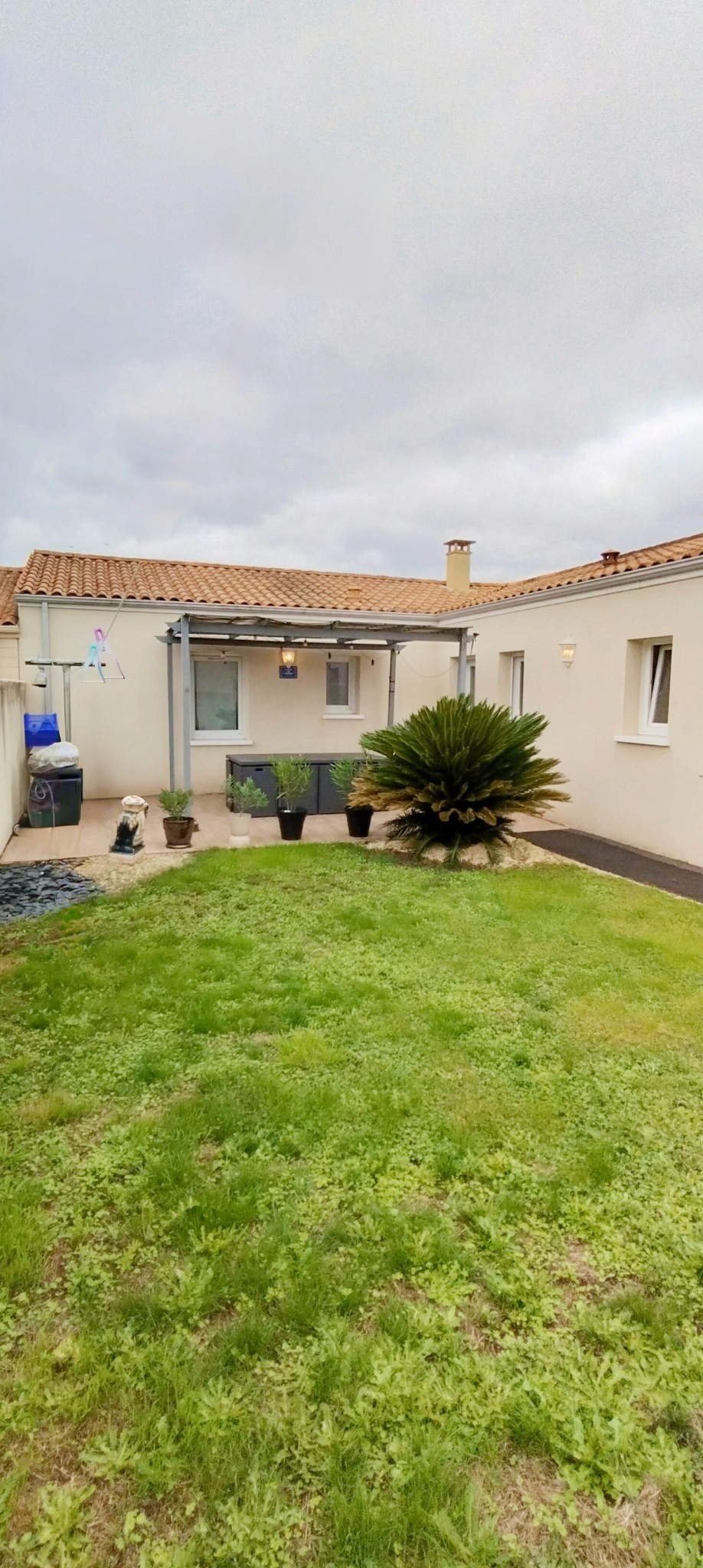 jardin et 1er terrasse