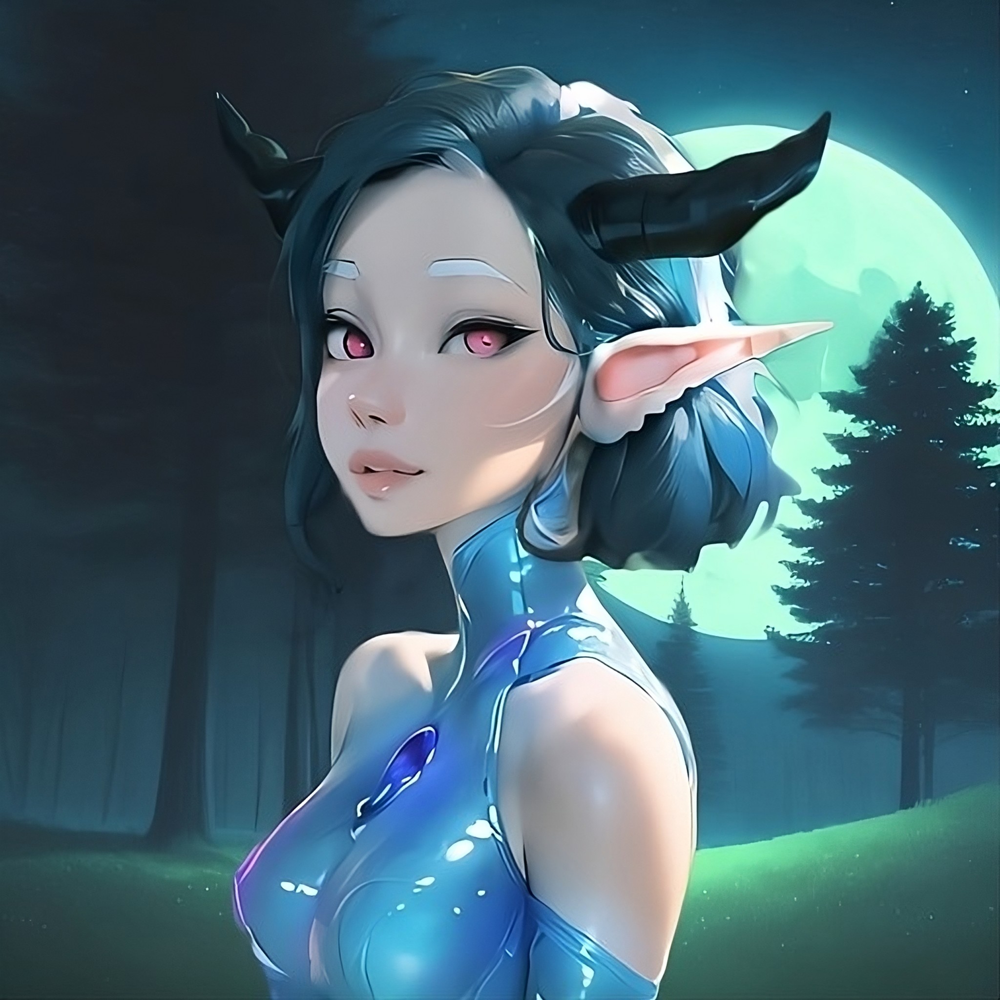 elven girl from nft collection celestials