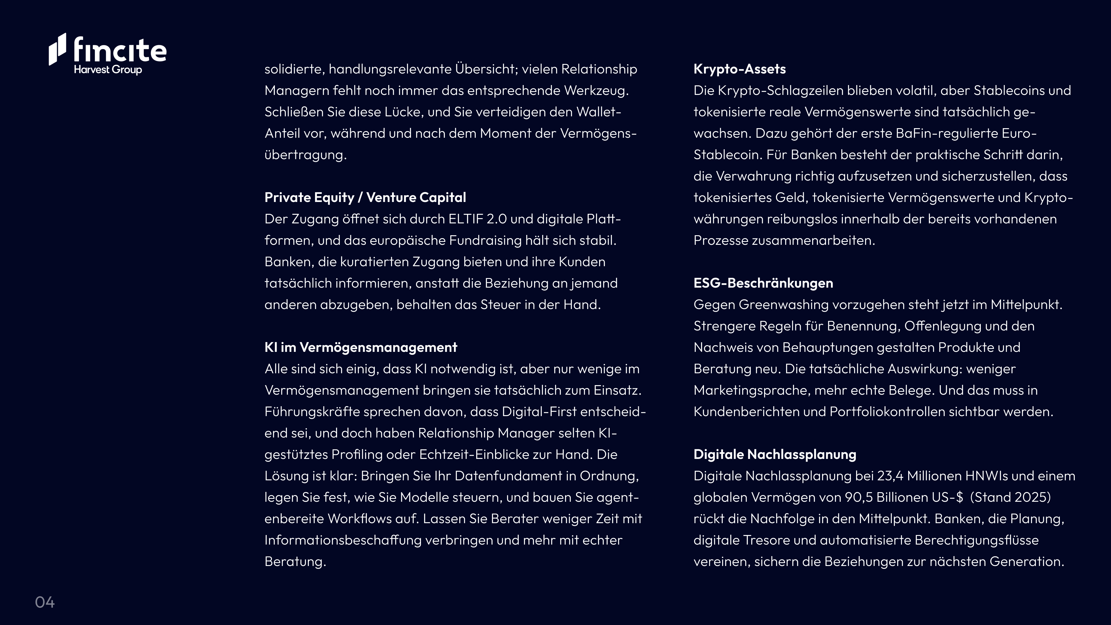 Einführung Seite 3 des WealthTech Radars 2026