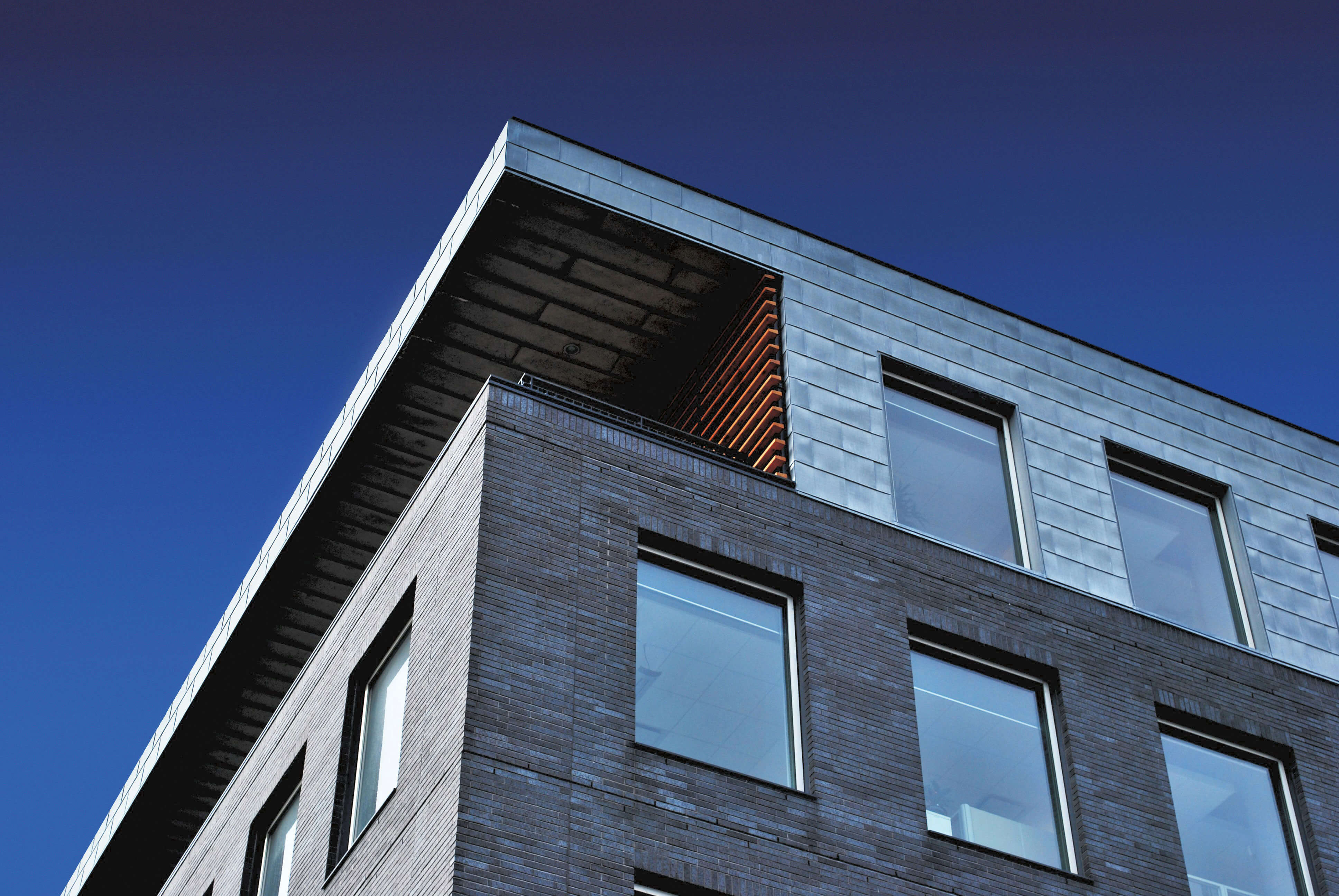 Architecture of successfully completed urban real estate