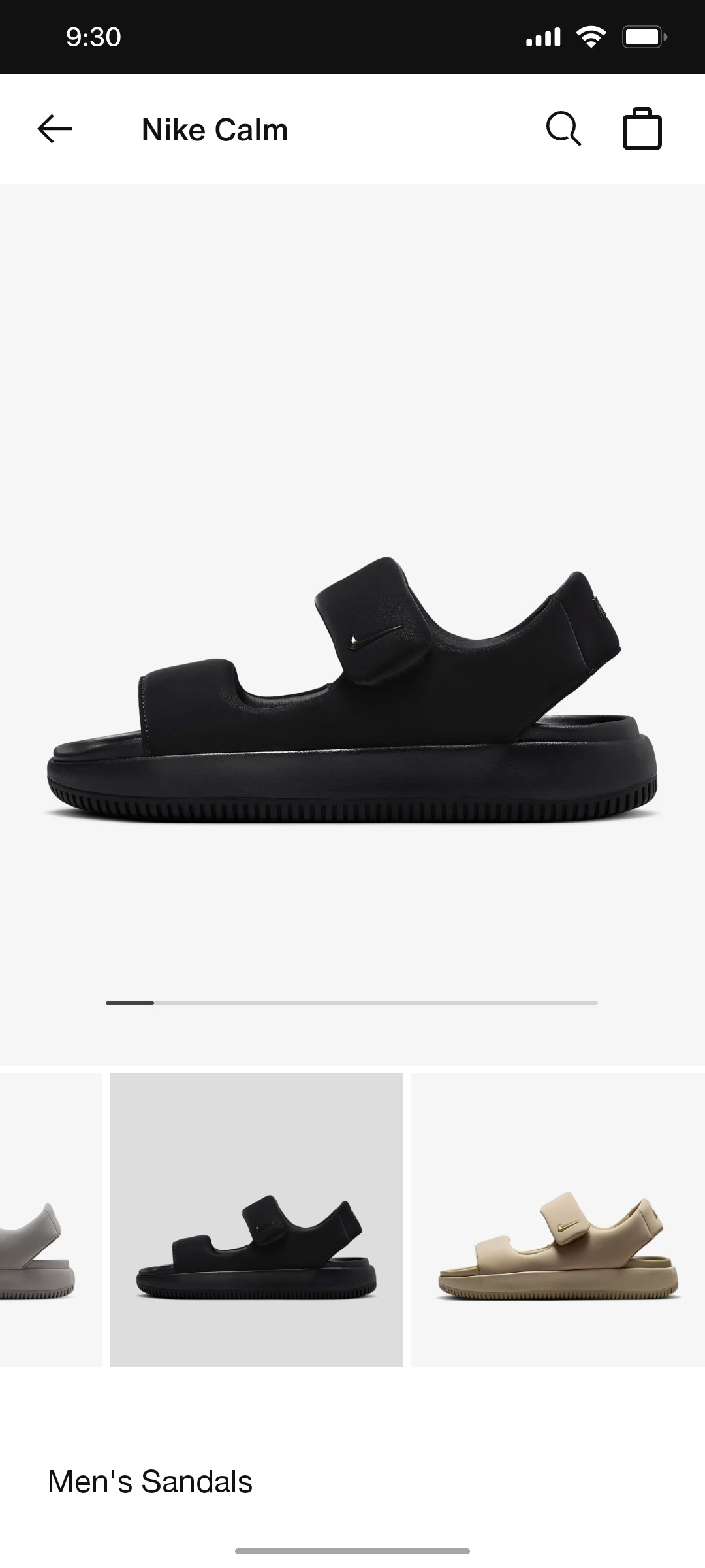 Nike App Nike Calm Screen