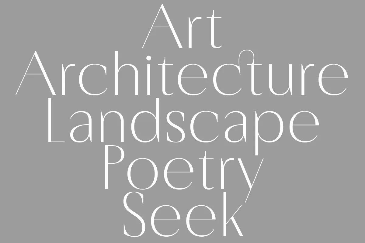 Type layout with Porte Neue