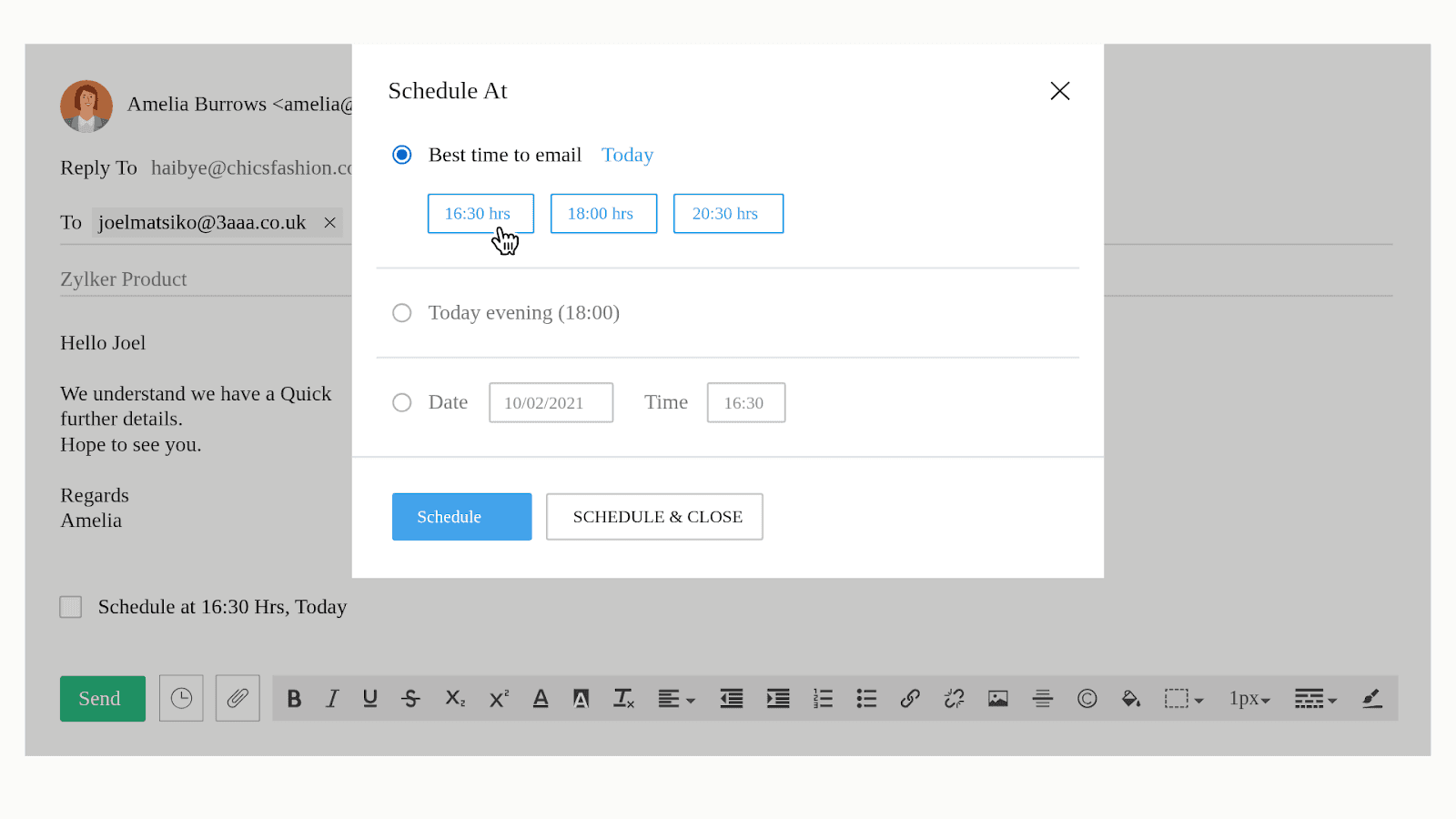 Zoho CRM as a Gmail CRM tool