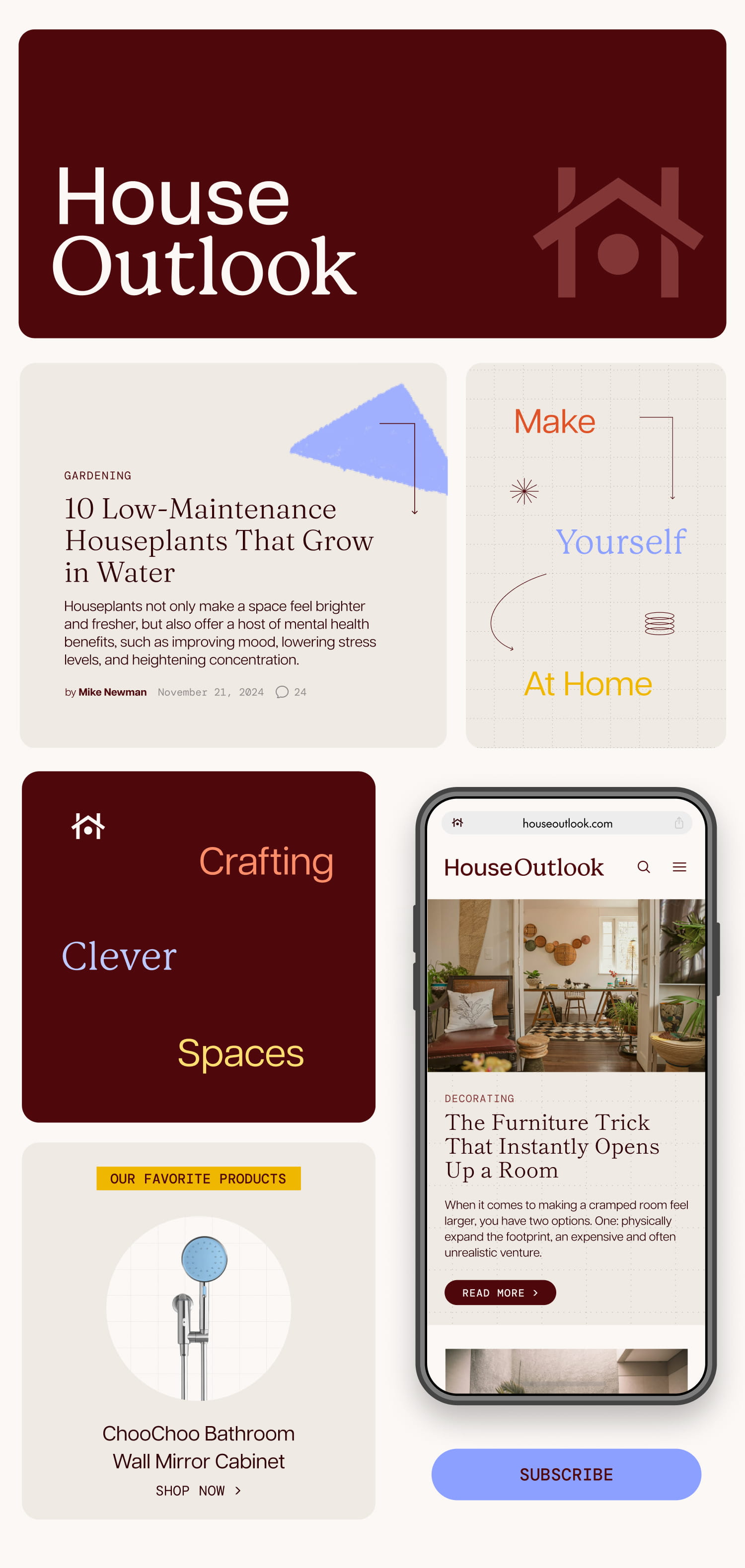 House Outlook brand board