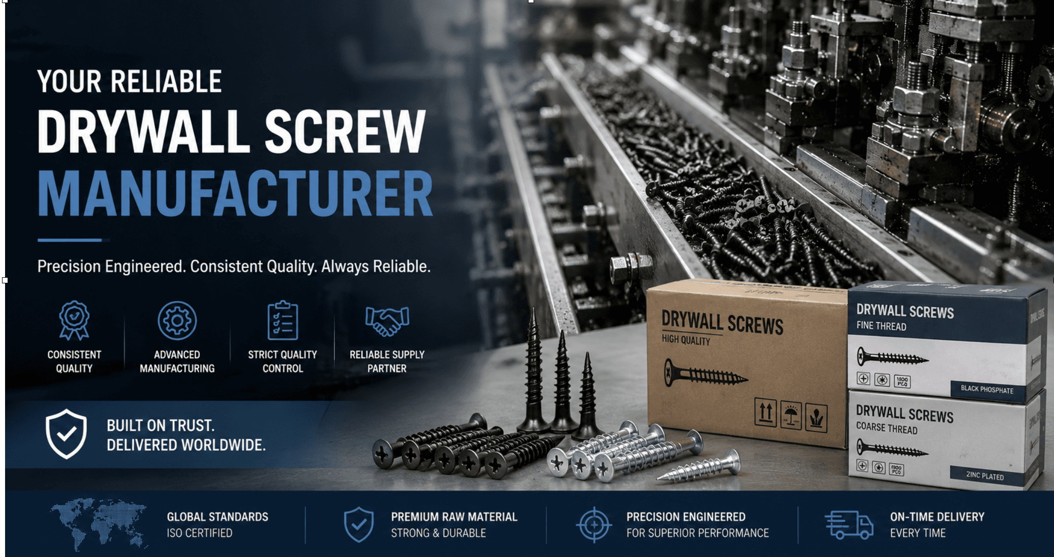 reliable drywall screw manufacturer