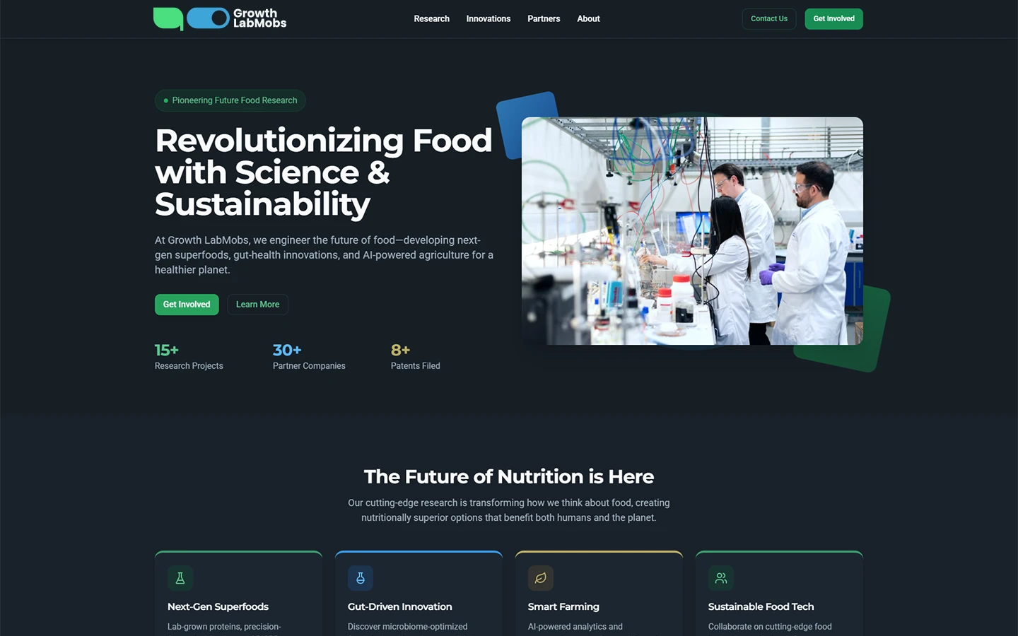 Website for Growth LabMobs
