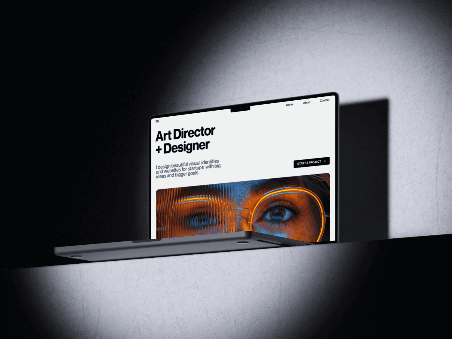 Portfolio website developed in Webflow with CMS and animations