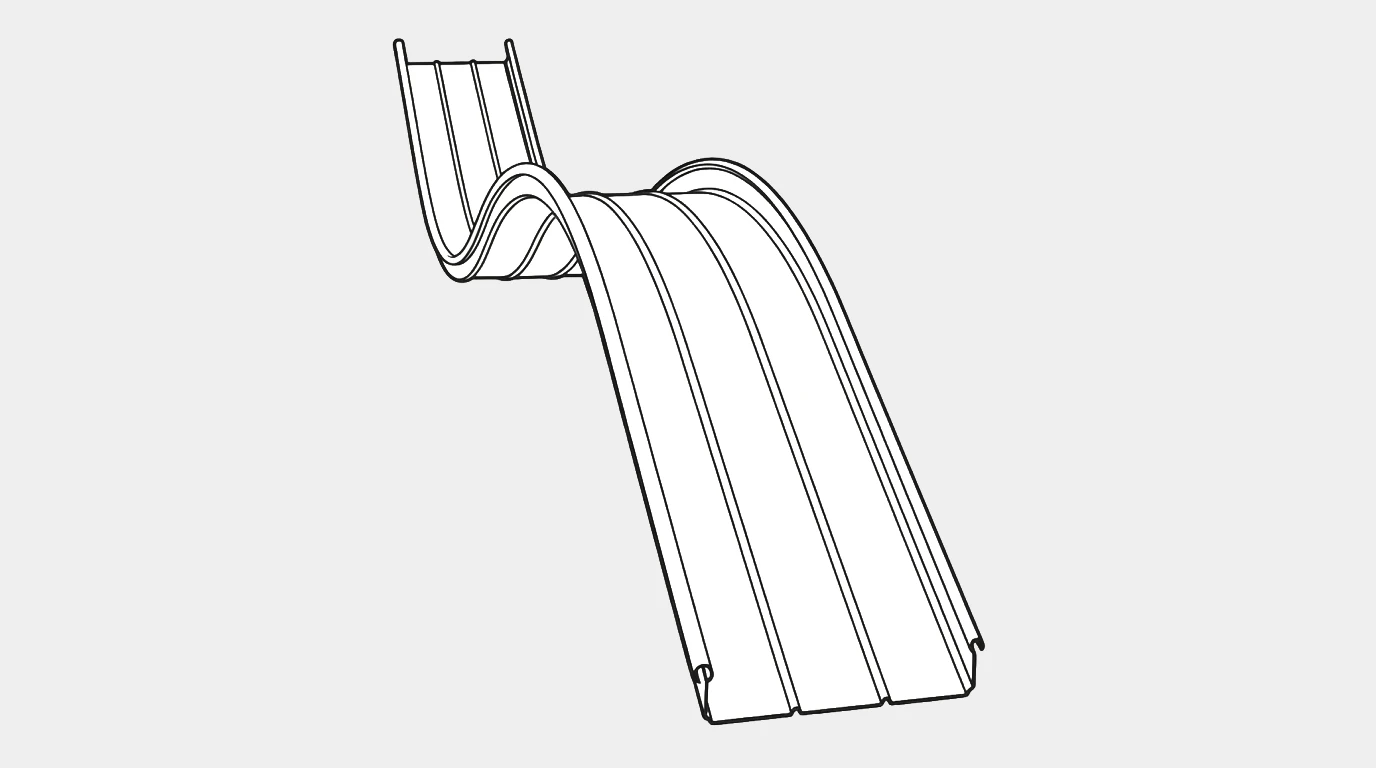 Standing Seam Serpentine Profile