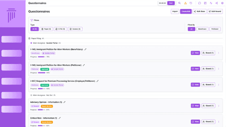 Stylized white envelope icon tilted at an angle, representing a message or notification.