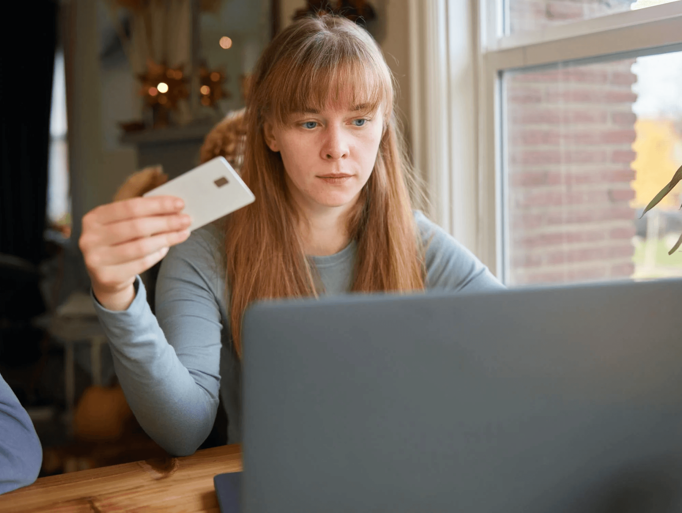 Women holding phone