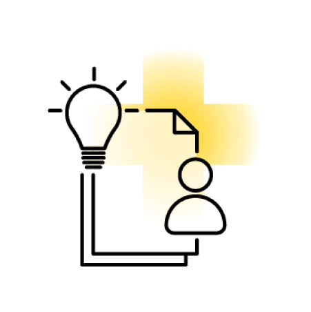 Darstellung der Dokumente mit einer Lupe