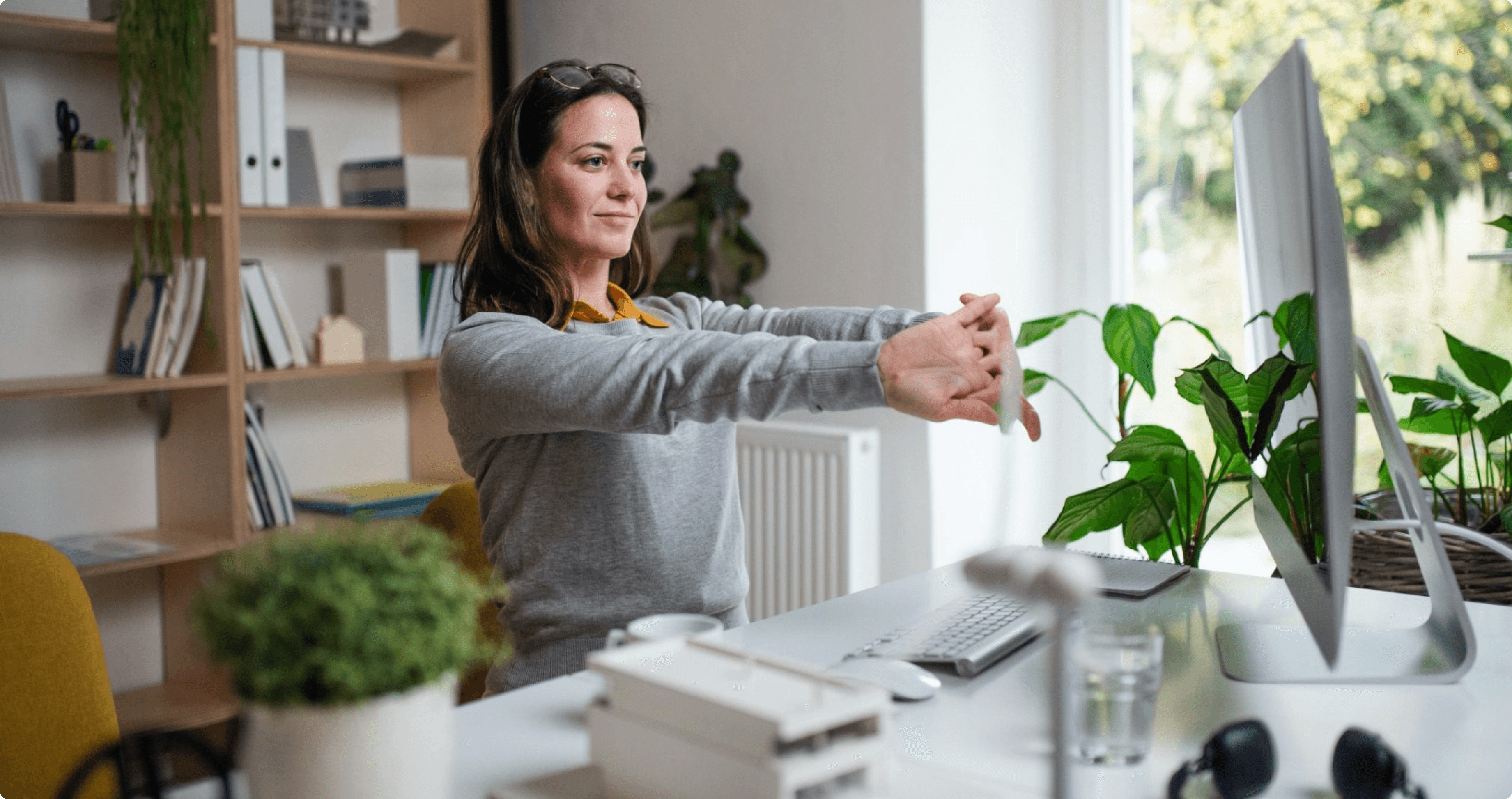 a beauty product next to rocks
