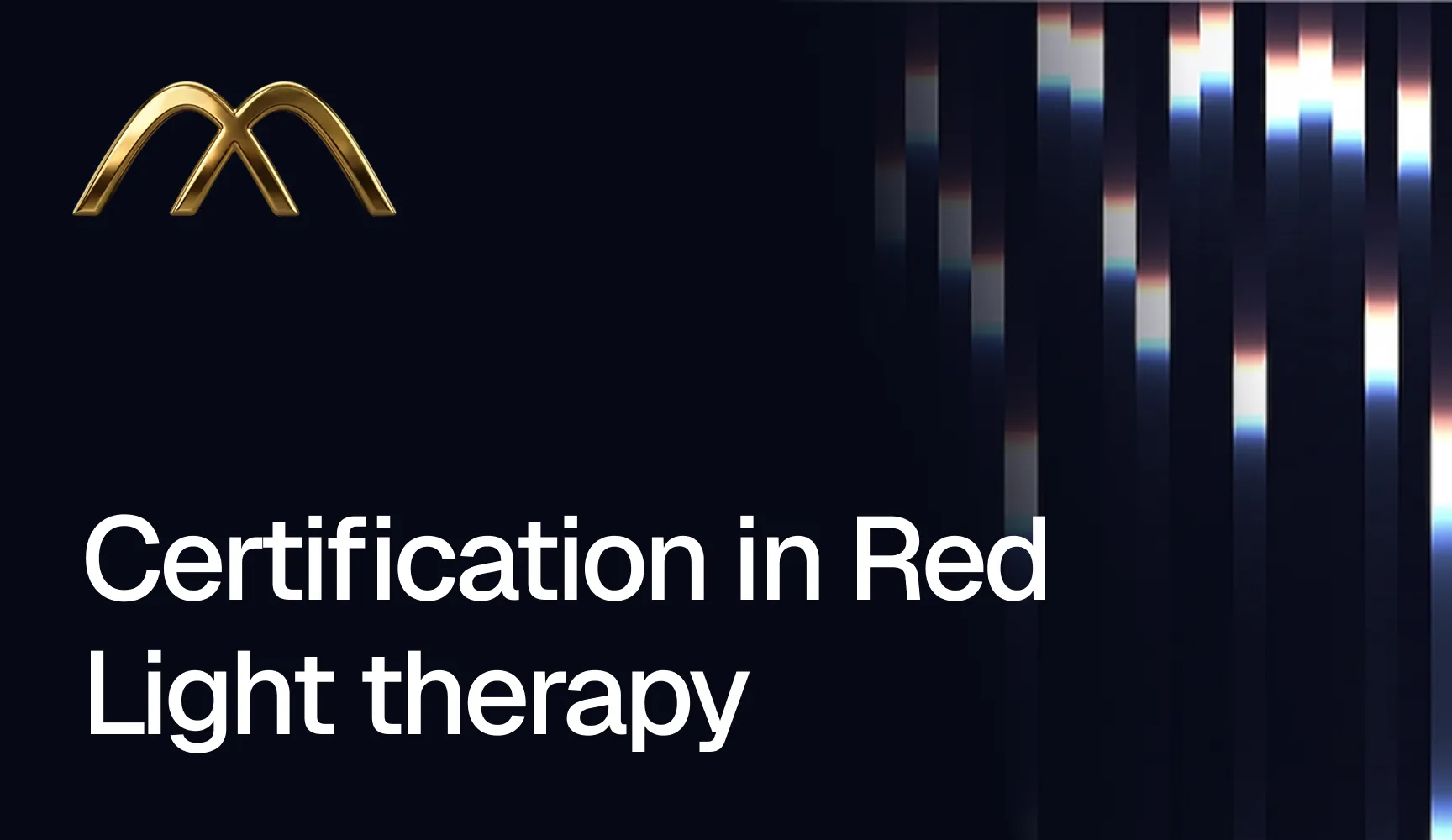 Course card for Certification in Red Light Therapy