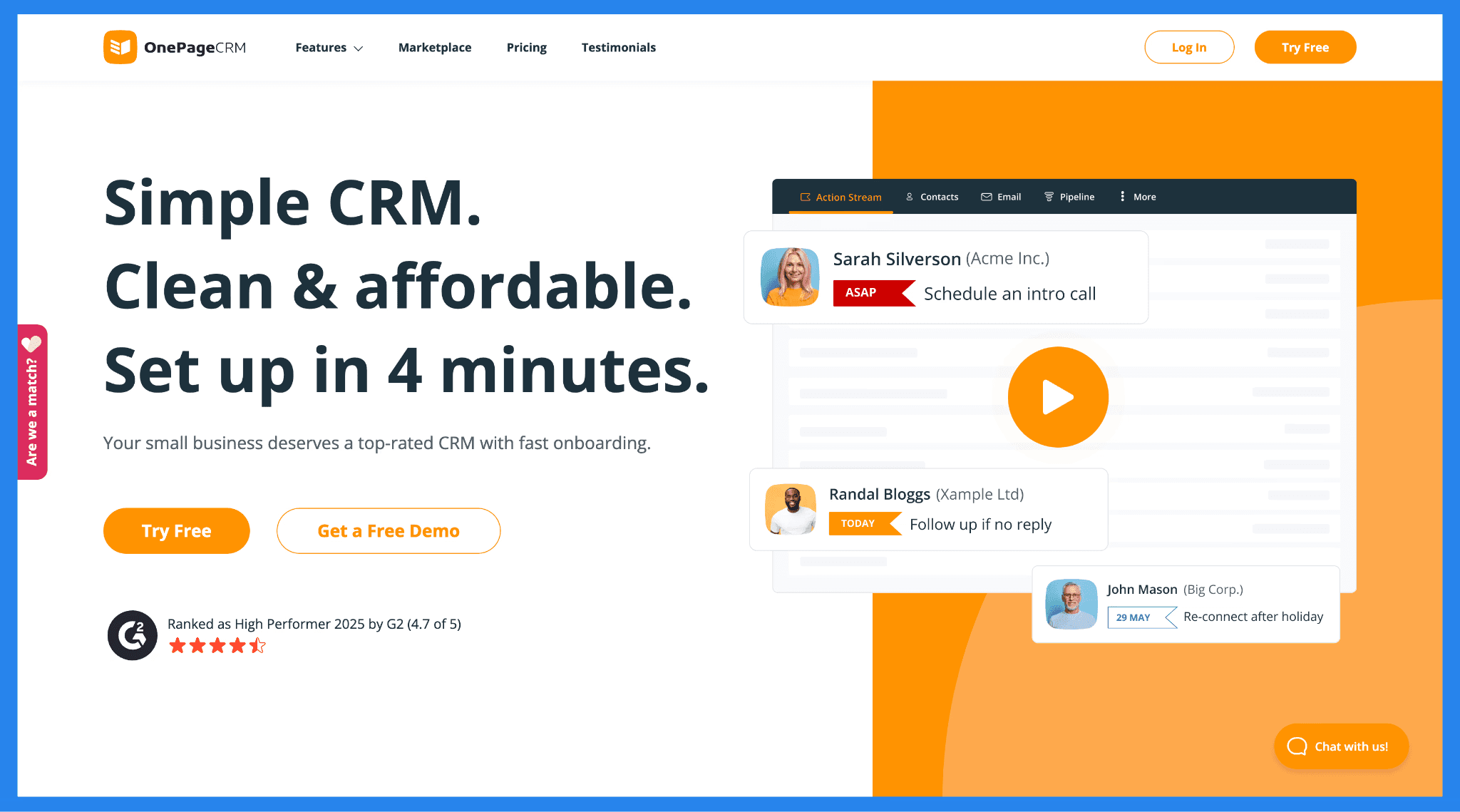 Lightweight CRM - OnePageCRM