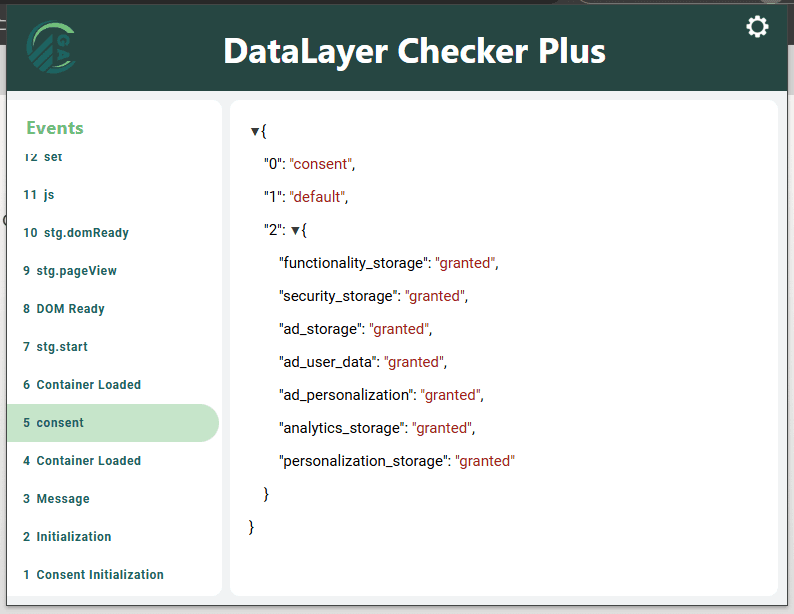 DataLayer Checker Plus