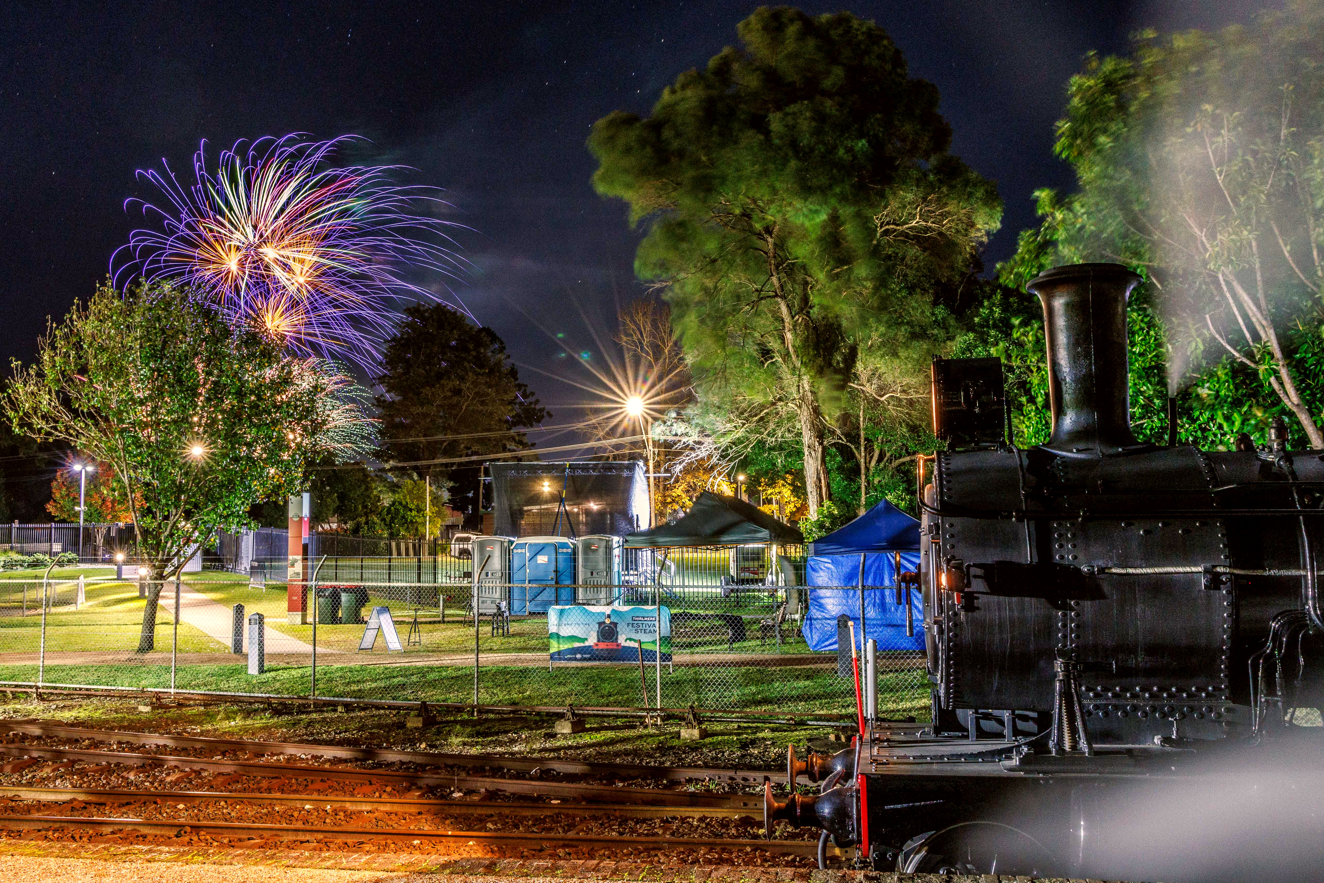 Locomotive 3820 is shunted into the Chullora Heritage Hub