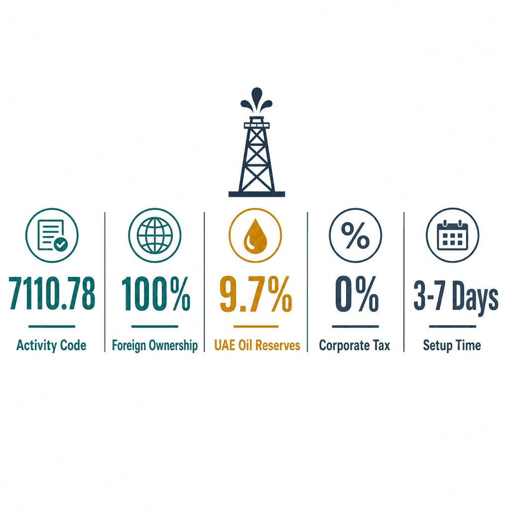 Infographic: Start a Drilling, Stock & Production Engineering Services Business in Dubai