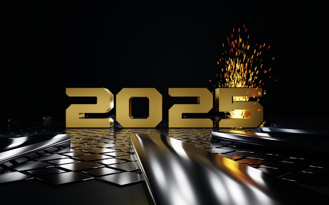 A computer screen with the number 205 on it