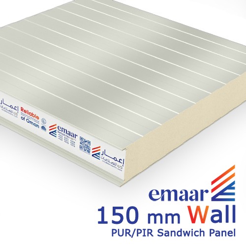 150mm Wall PU & PIR Sandwich Panel