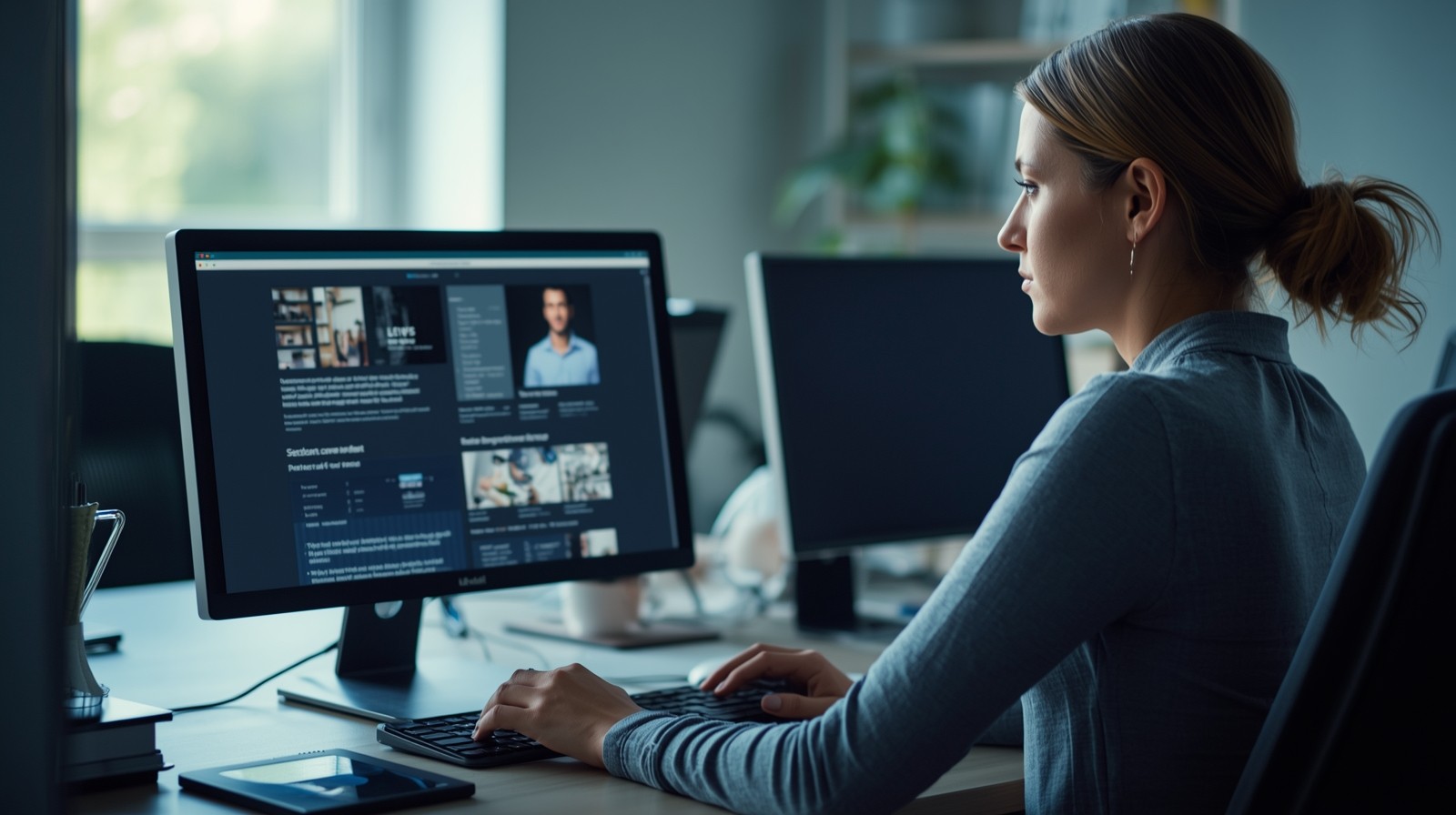 Message de marque flou