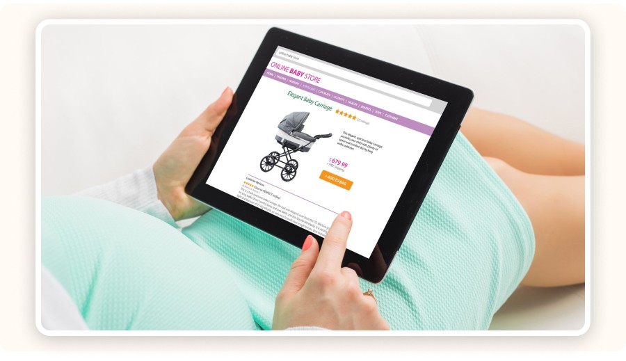 Online store selling baby products