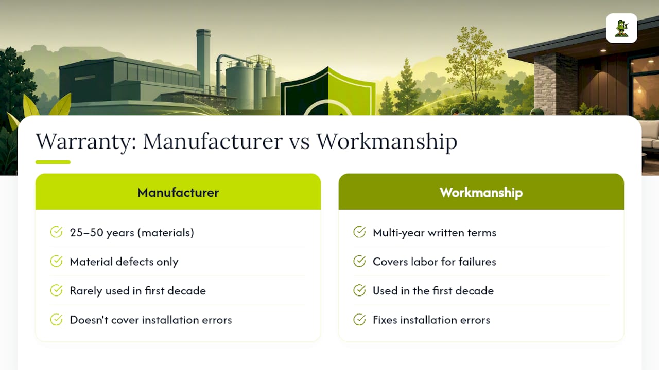 Why the Workmanship Warranty Deserves More Attention Than the Manufacturer's Fine Print — overview diagram