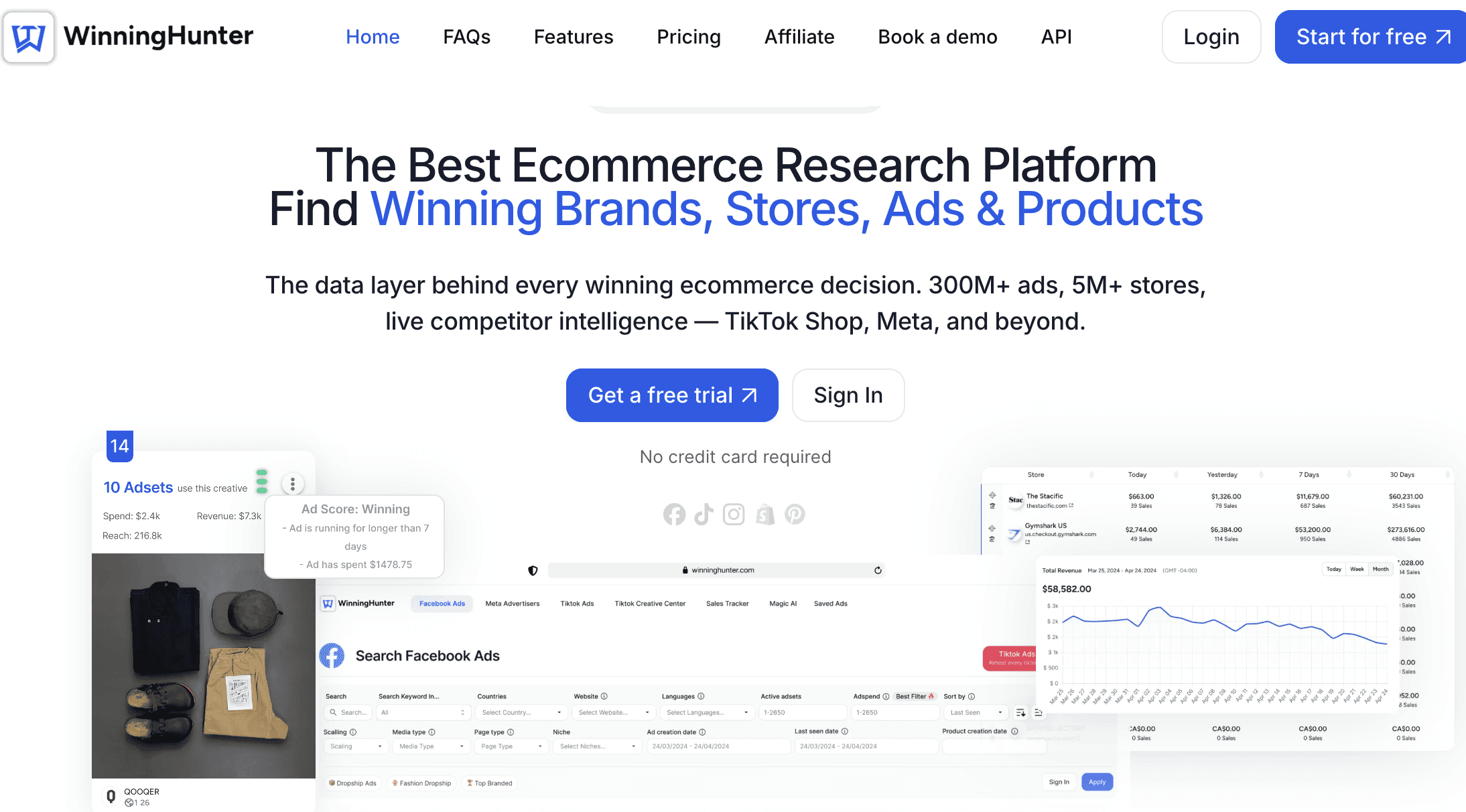 Winninghunter homepage