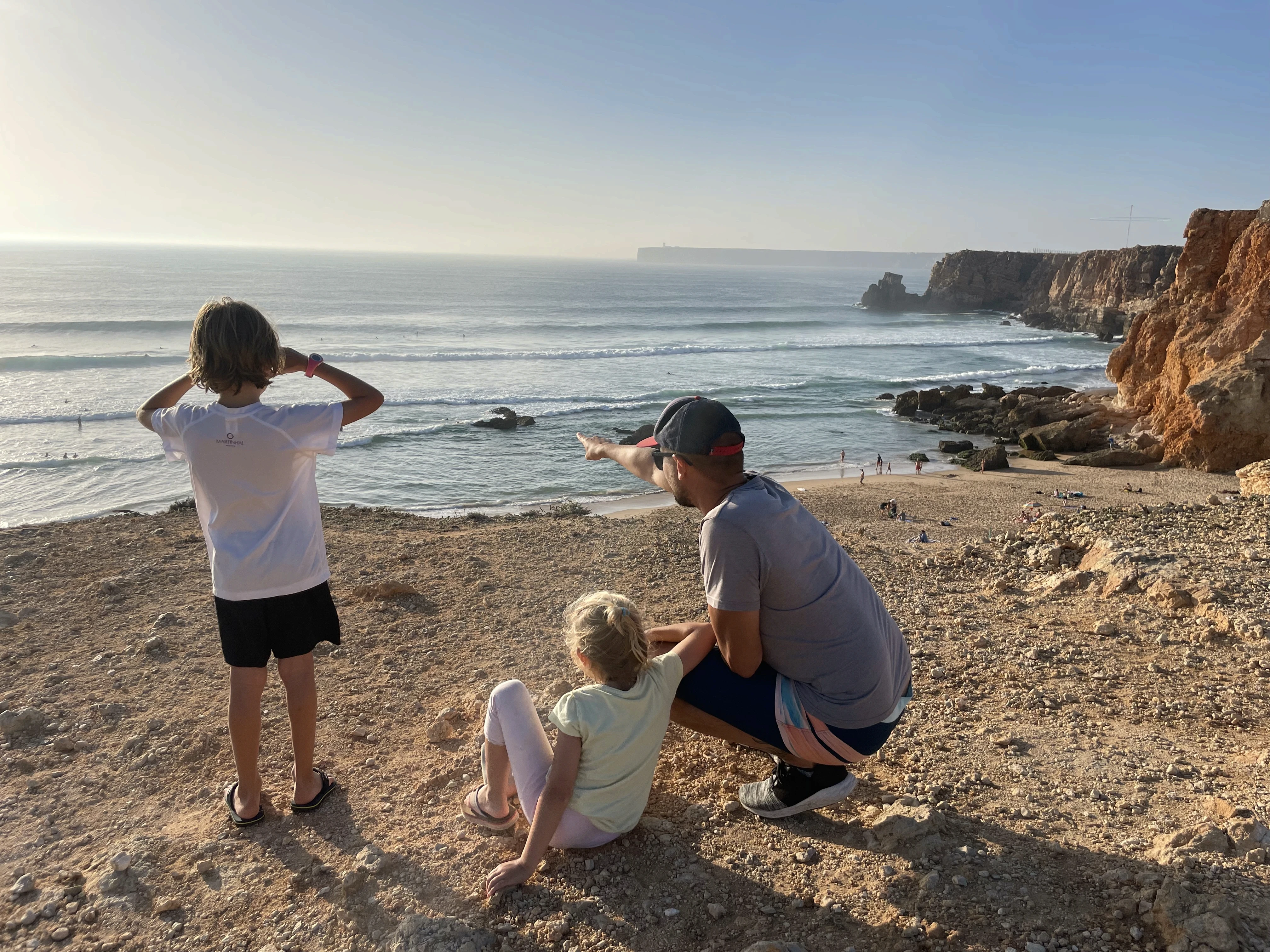 Drone shot of a running track at night