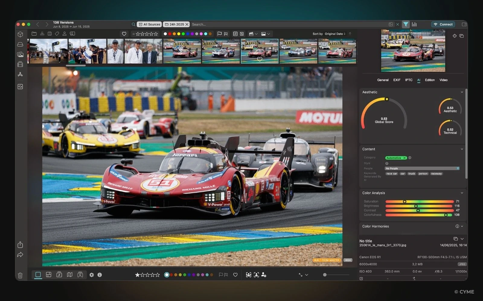 Comment Michelin accélère son processus de sélection de photos sportives avec Peakto - 02