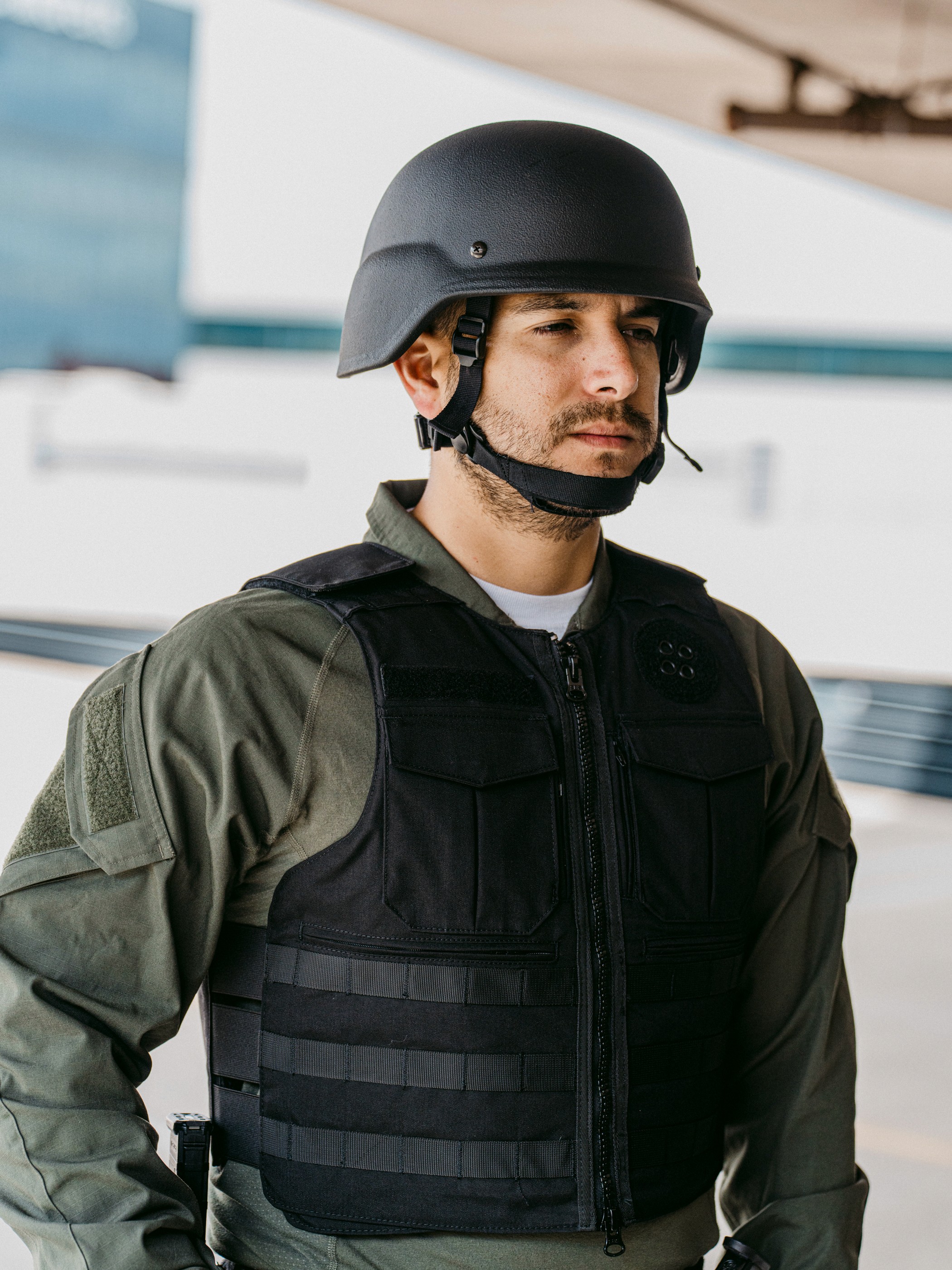 PASGT Ballistic Helmet — Level 3A Full-Coverage Combat