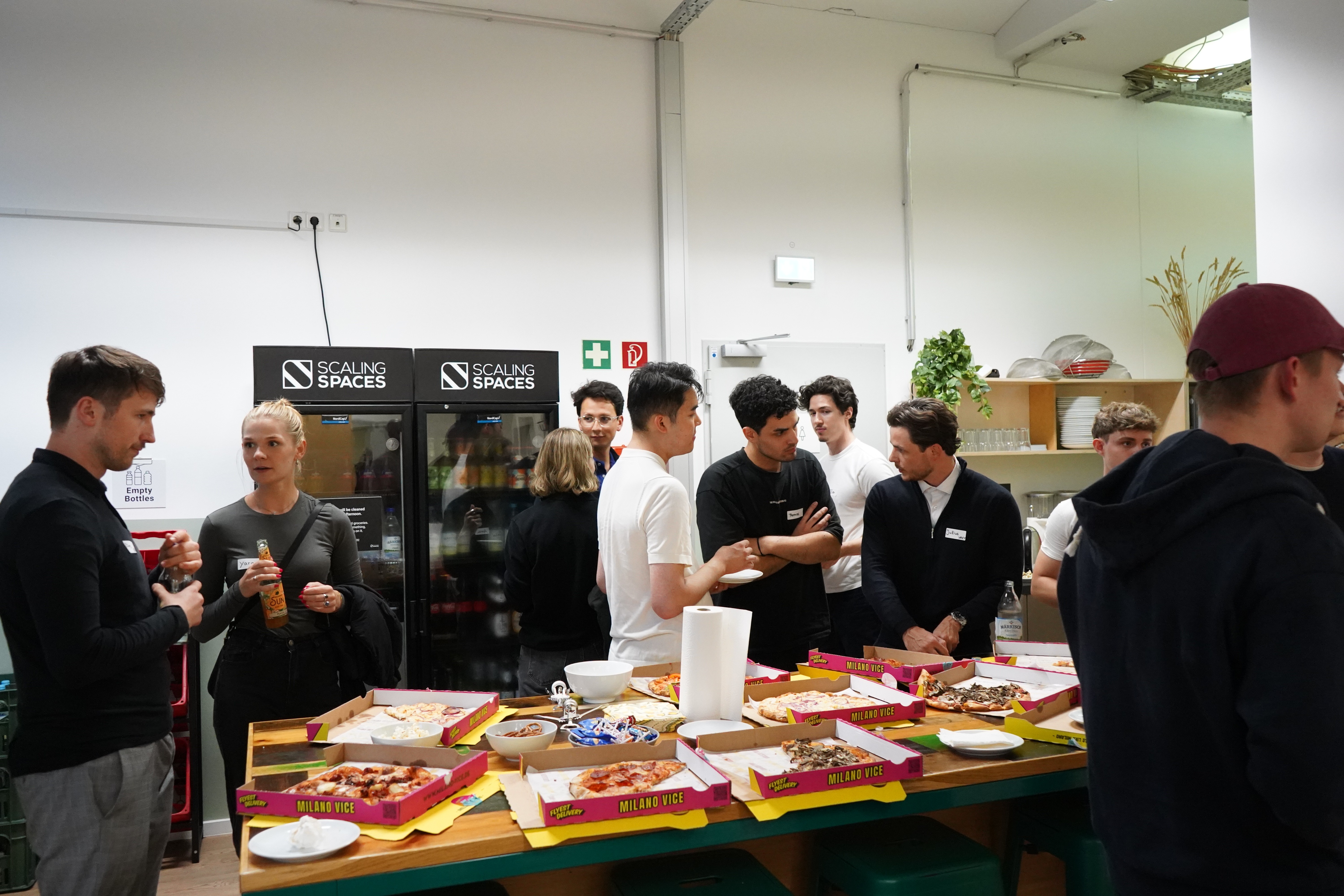 Coach explaining something to an athlete