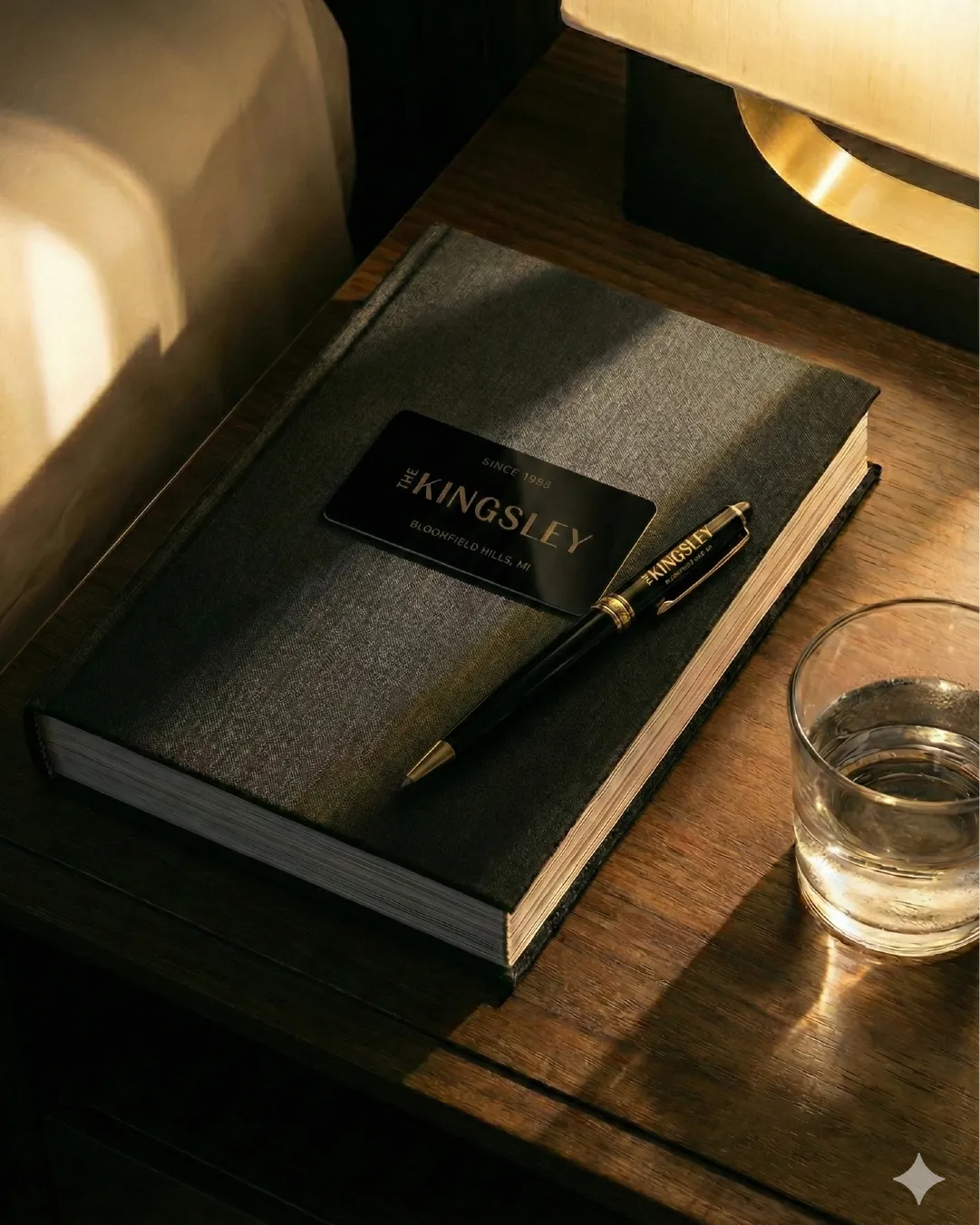 Room Key on Night Table