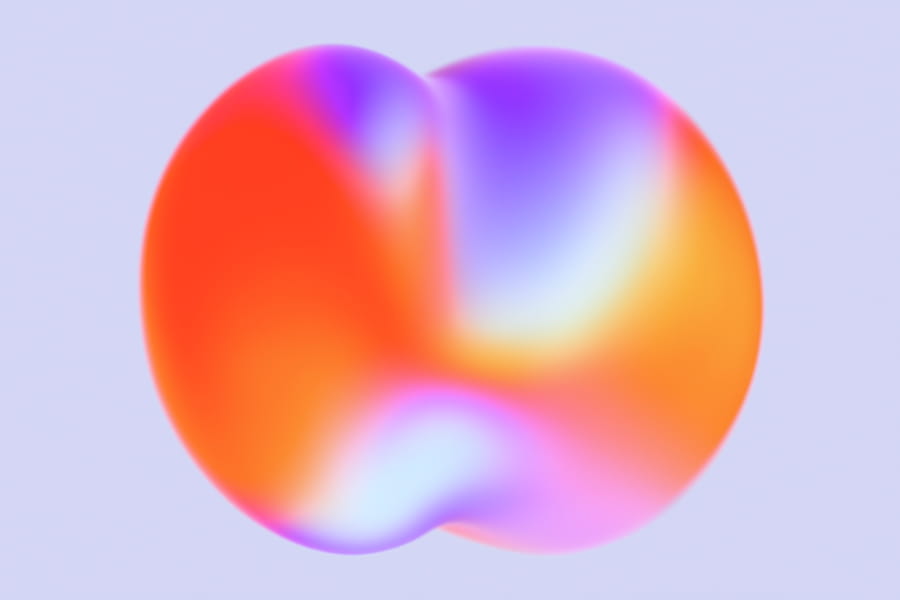 Abstract gradient in Sovendus Colors