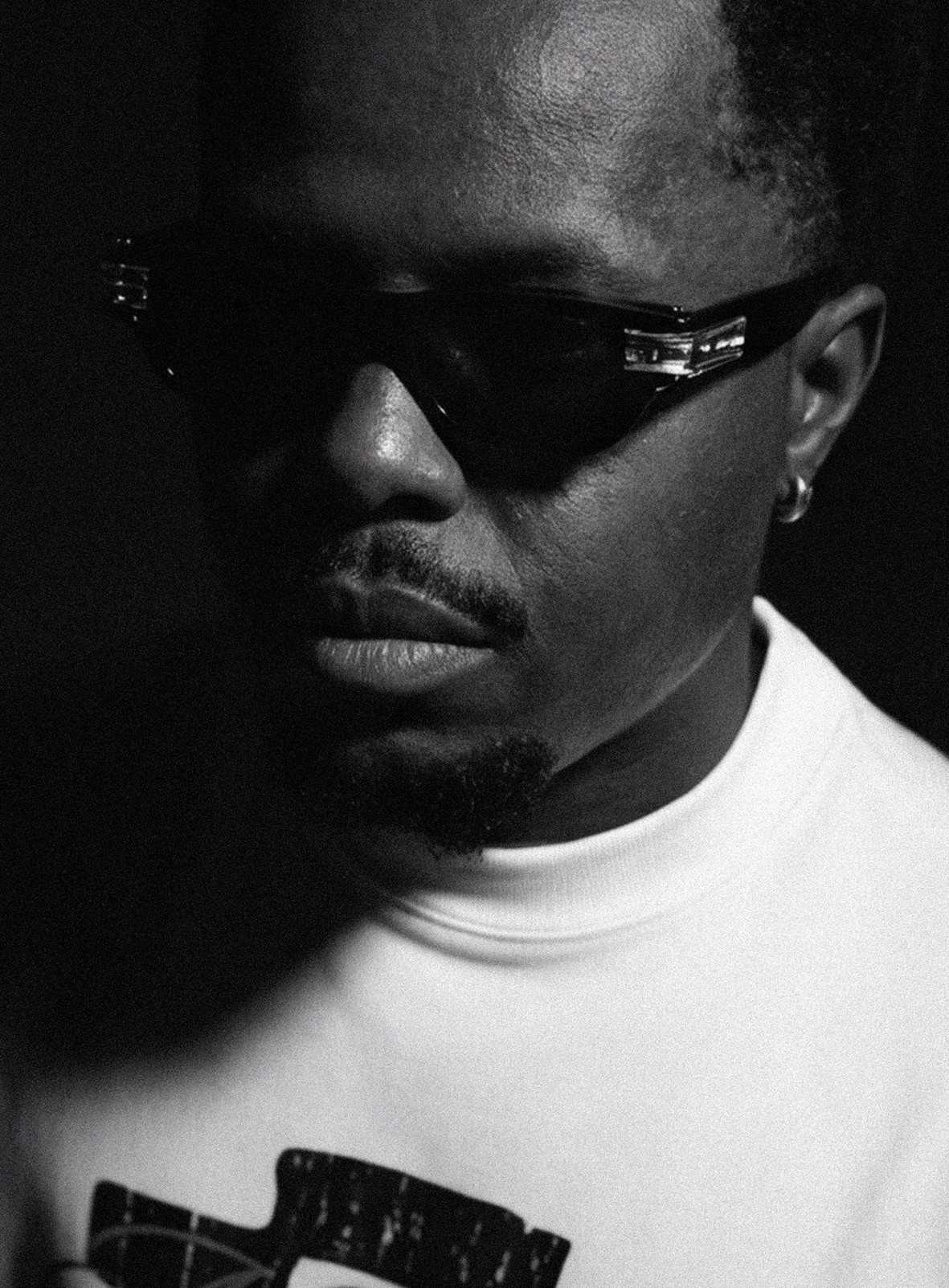 Dewy skin texture close-up with glistening water droplets