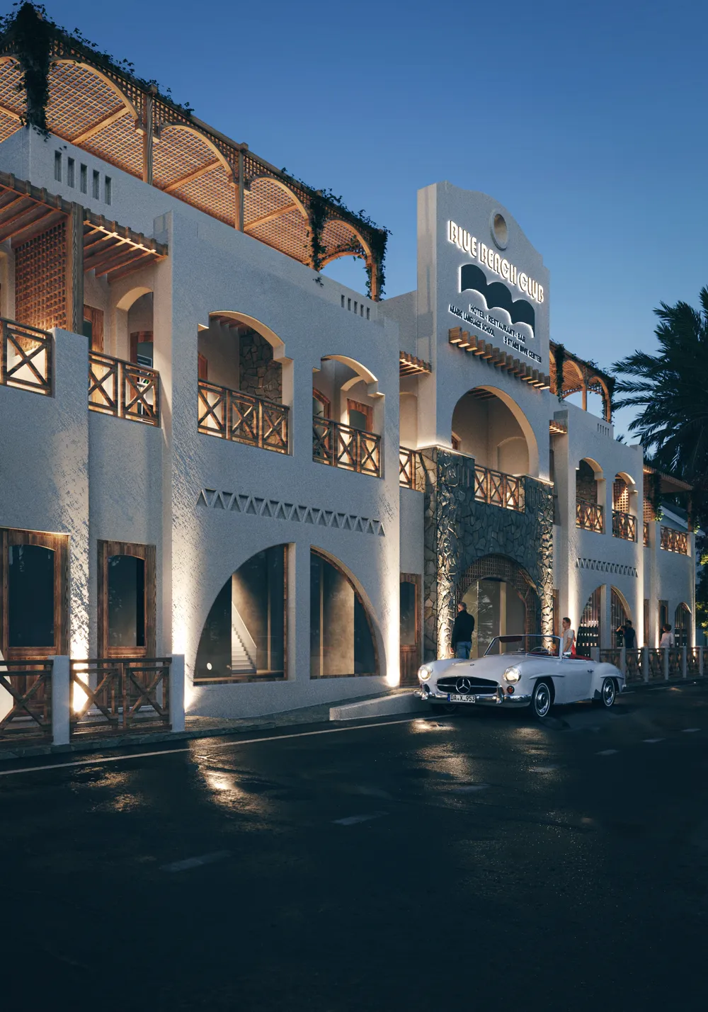 BLUE BEACH CLUB ARCHITECTURE project image 3 by Arc in Space