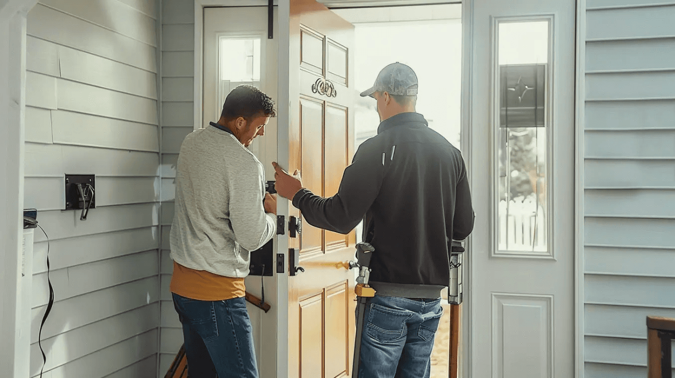center-the-exterior-door
