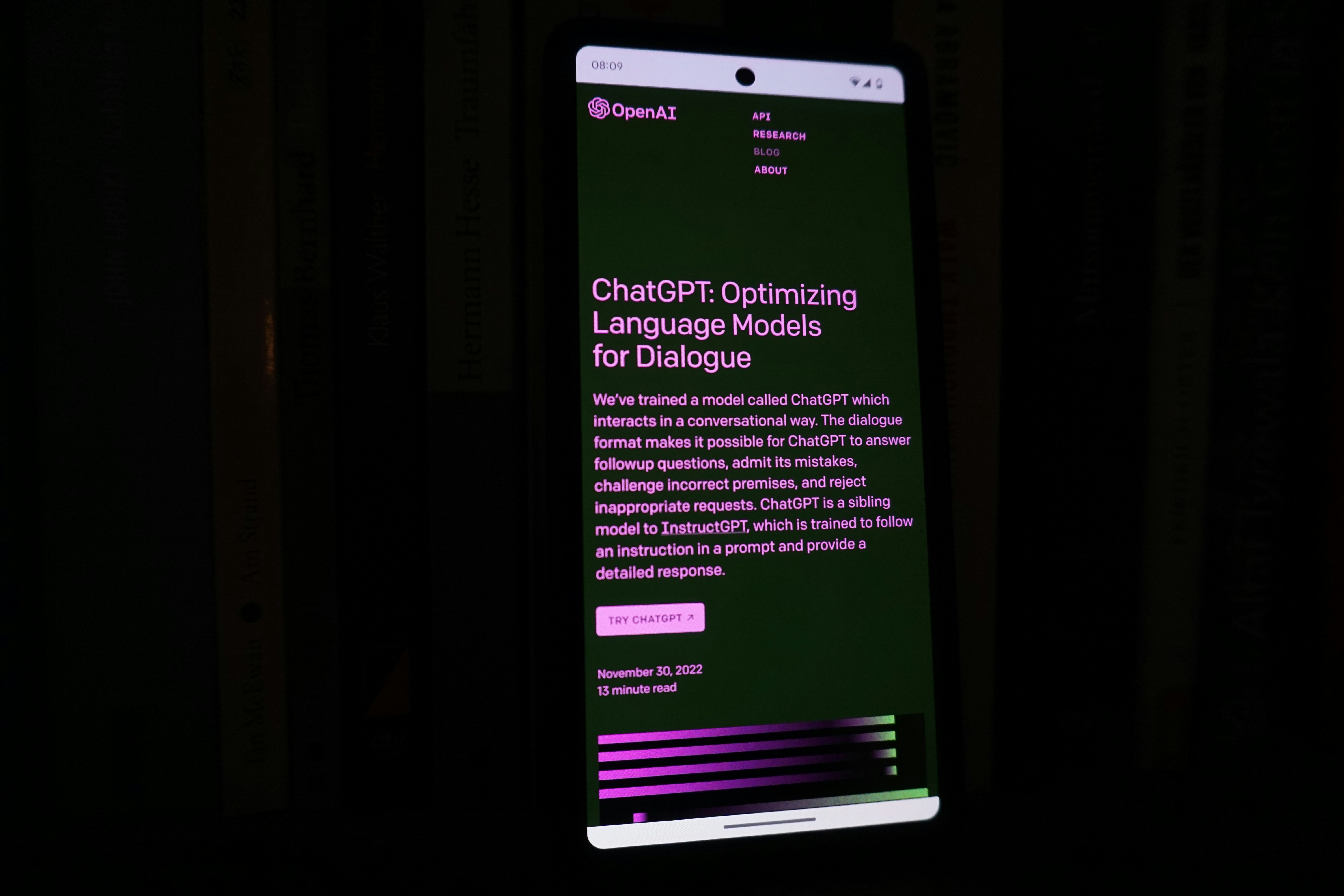 chatgpt dashboard on mobile - chat GPT marketing prompts