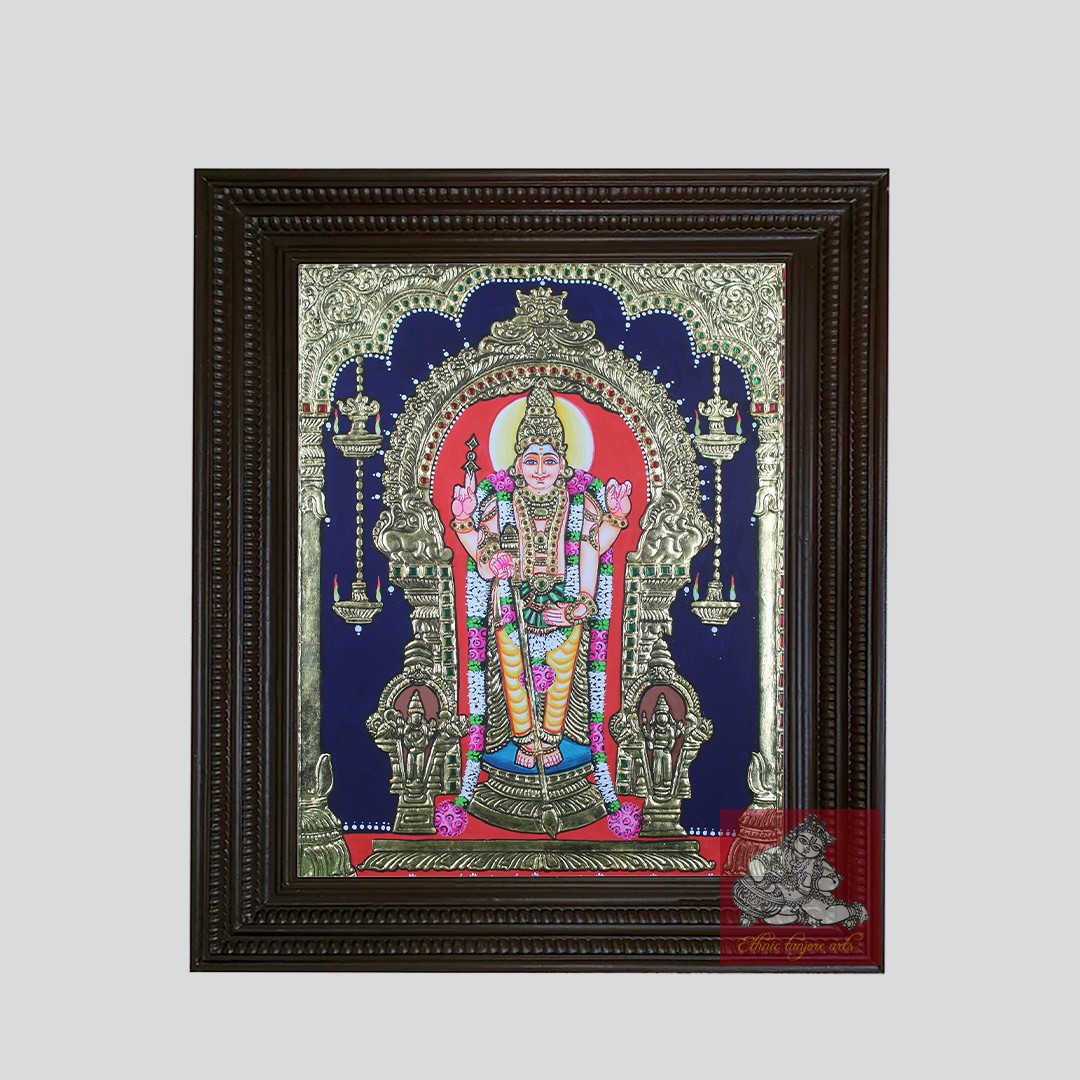Lord Murugan Tanjore Painting