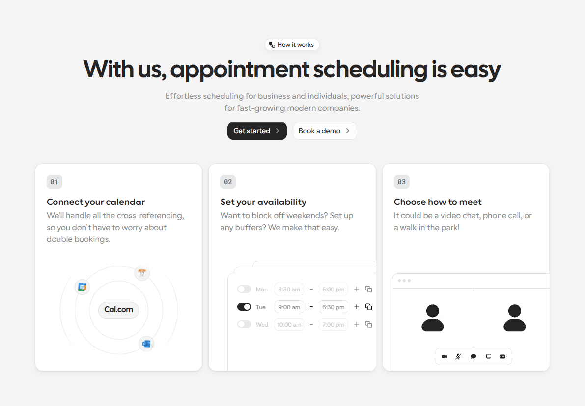 Appointment scheduling made easy with Cal.com
