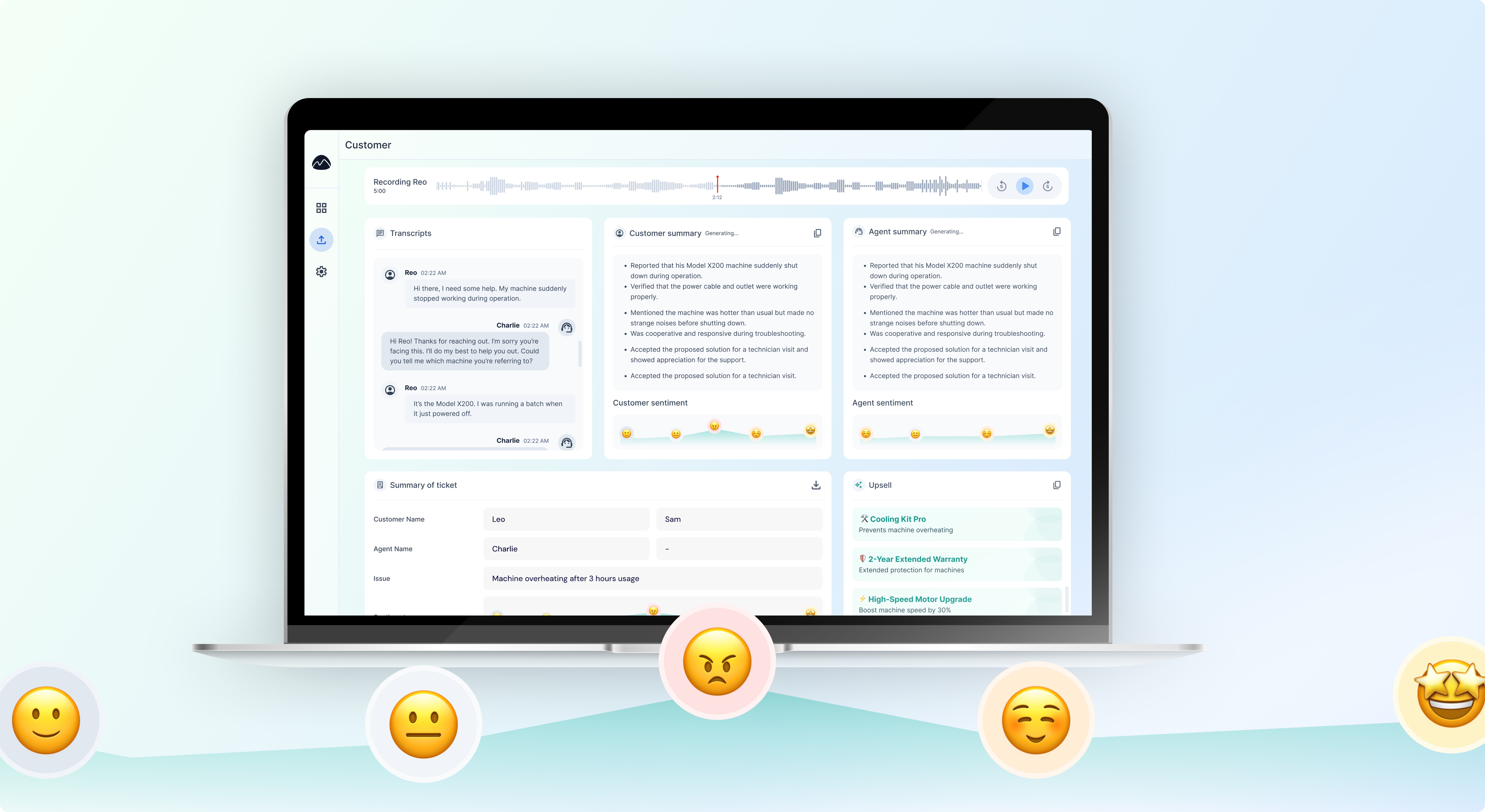 Laptop showing Orbit UI