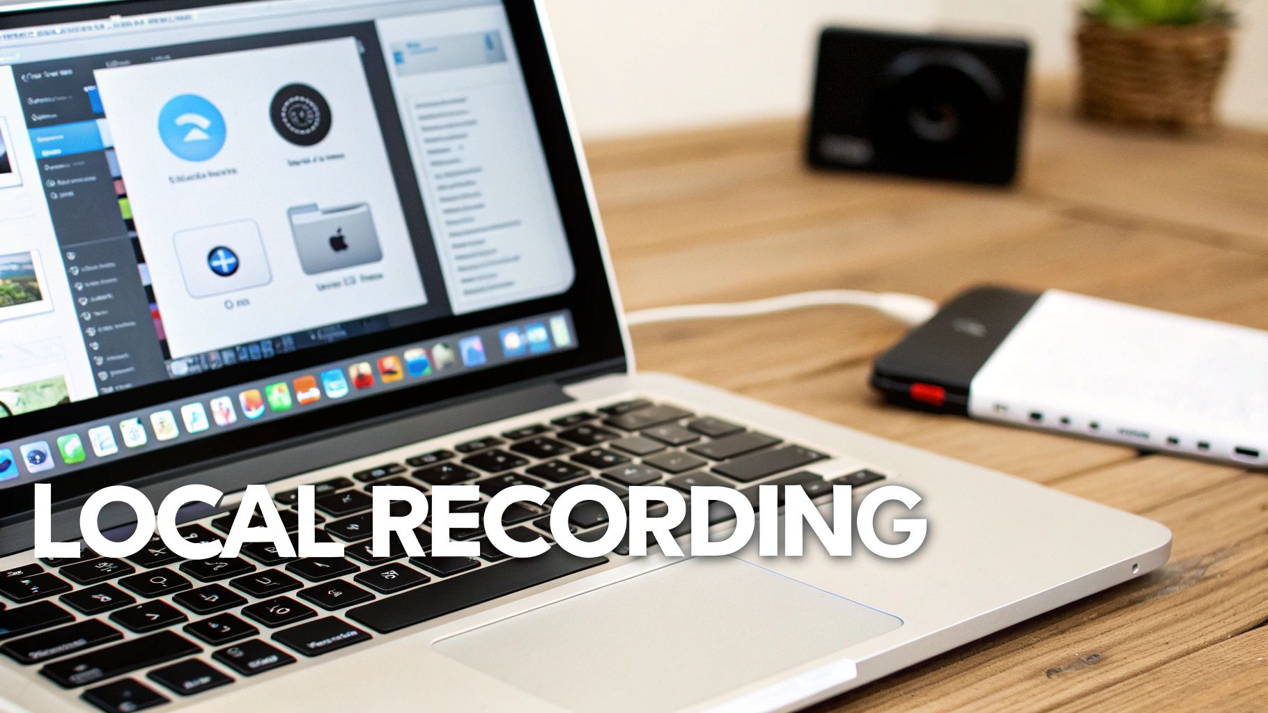 A person adjusting security settings on a digital interface, symbolizing customizing permissions for a Zoom recording.